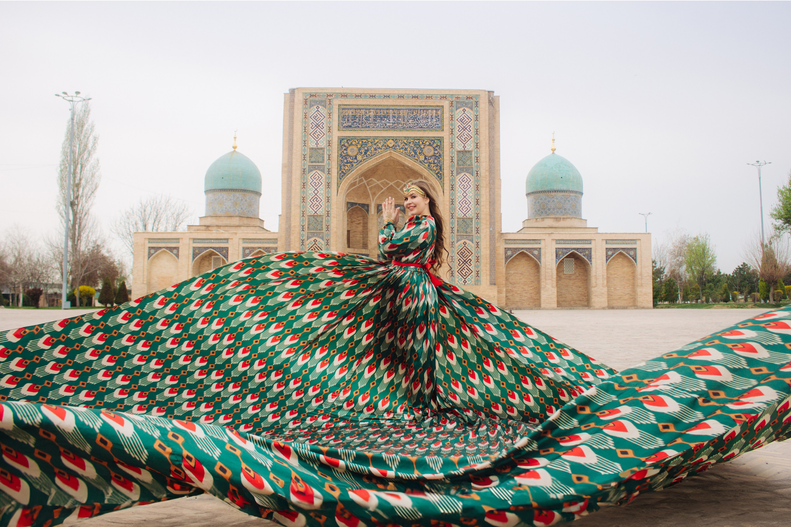 Зеленая расцветка. Женский и семейный фотограф в Ташкенте