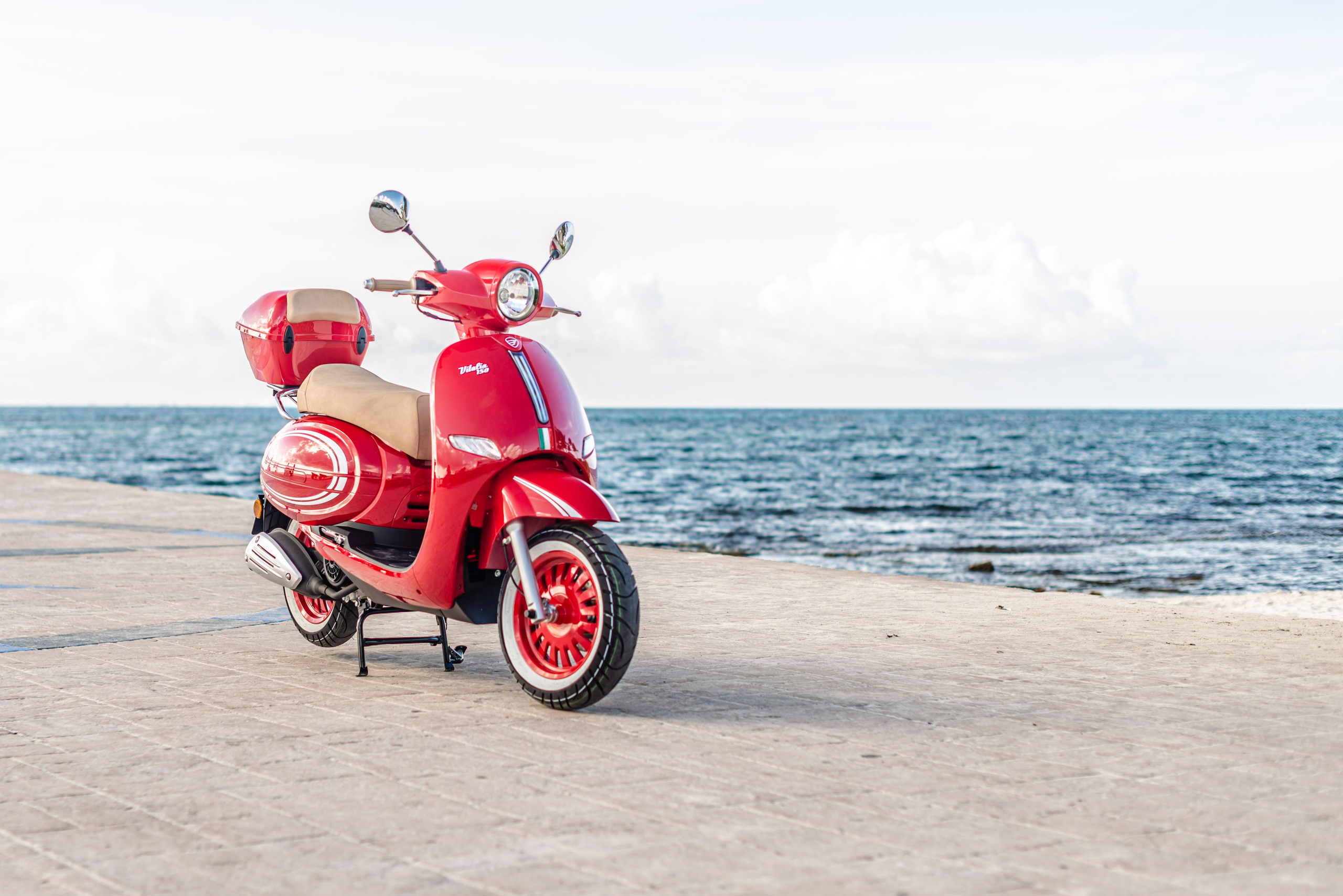 Scooter Photography for Rental Website in Mexico. PHOTOGRAPHER QUINTANA ROO