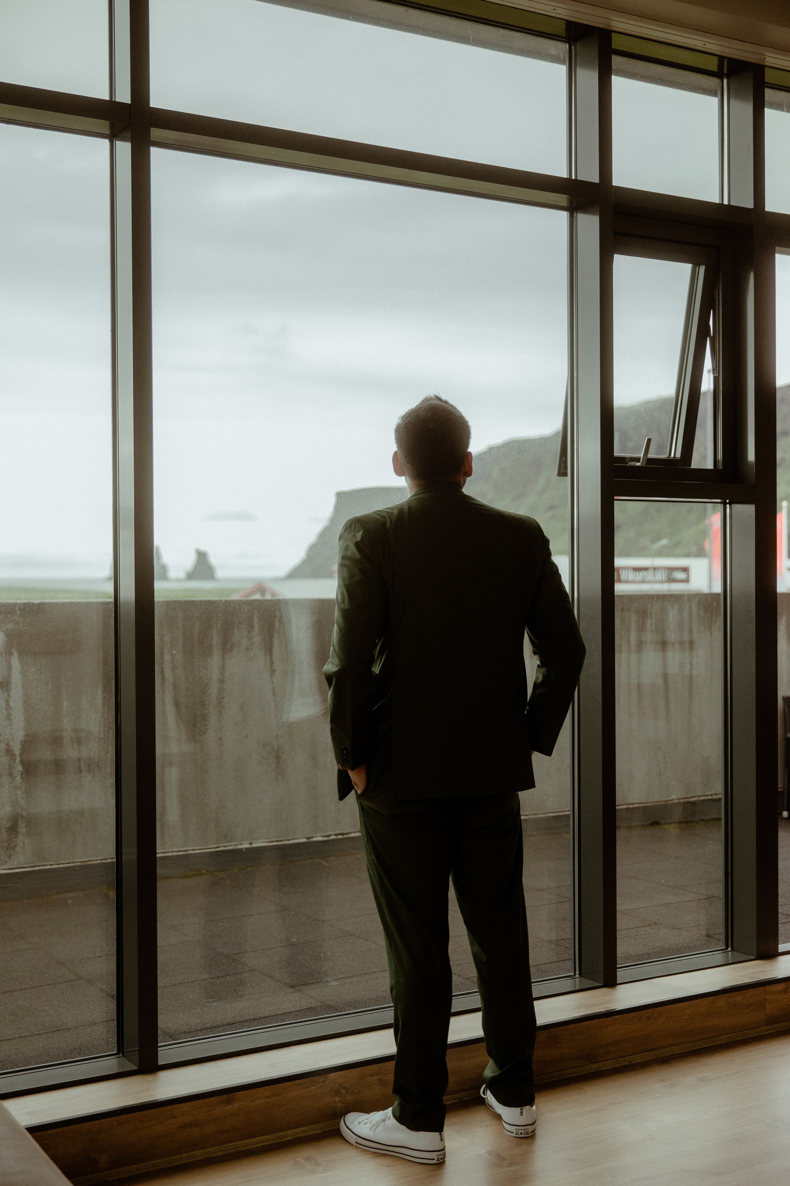 Elopement at Kvernufoss Waterfall. Iceland elopement photographer & videographer