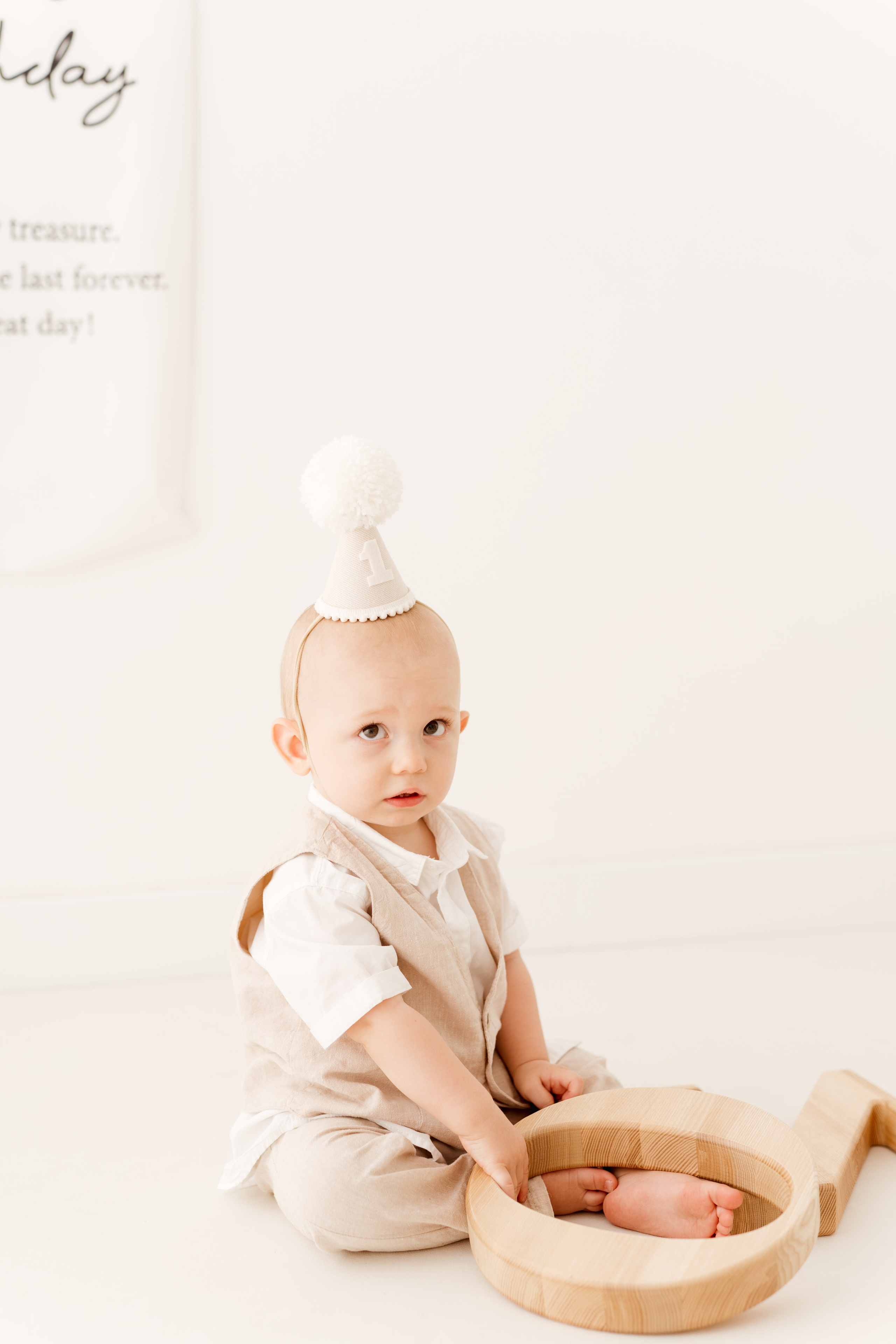 Sesja roczkowa Markusa. Fotograf Łódź - sesja ciążowa, noworodkowa, dziecięca. Studio w Łodzi