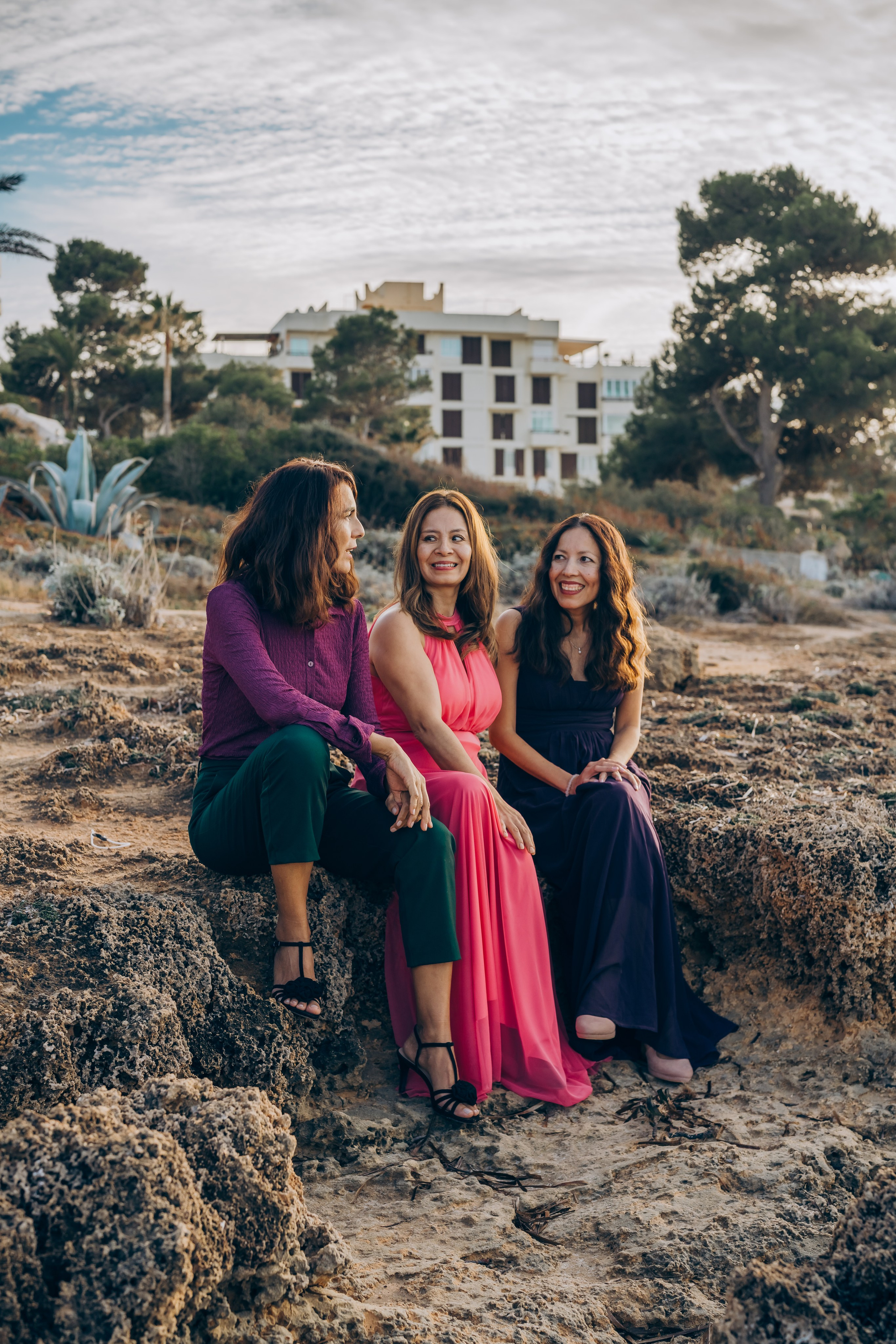 Brenda and friends. Photographer in Mallorca