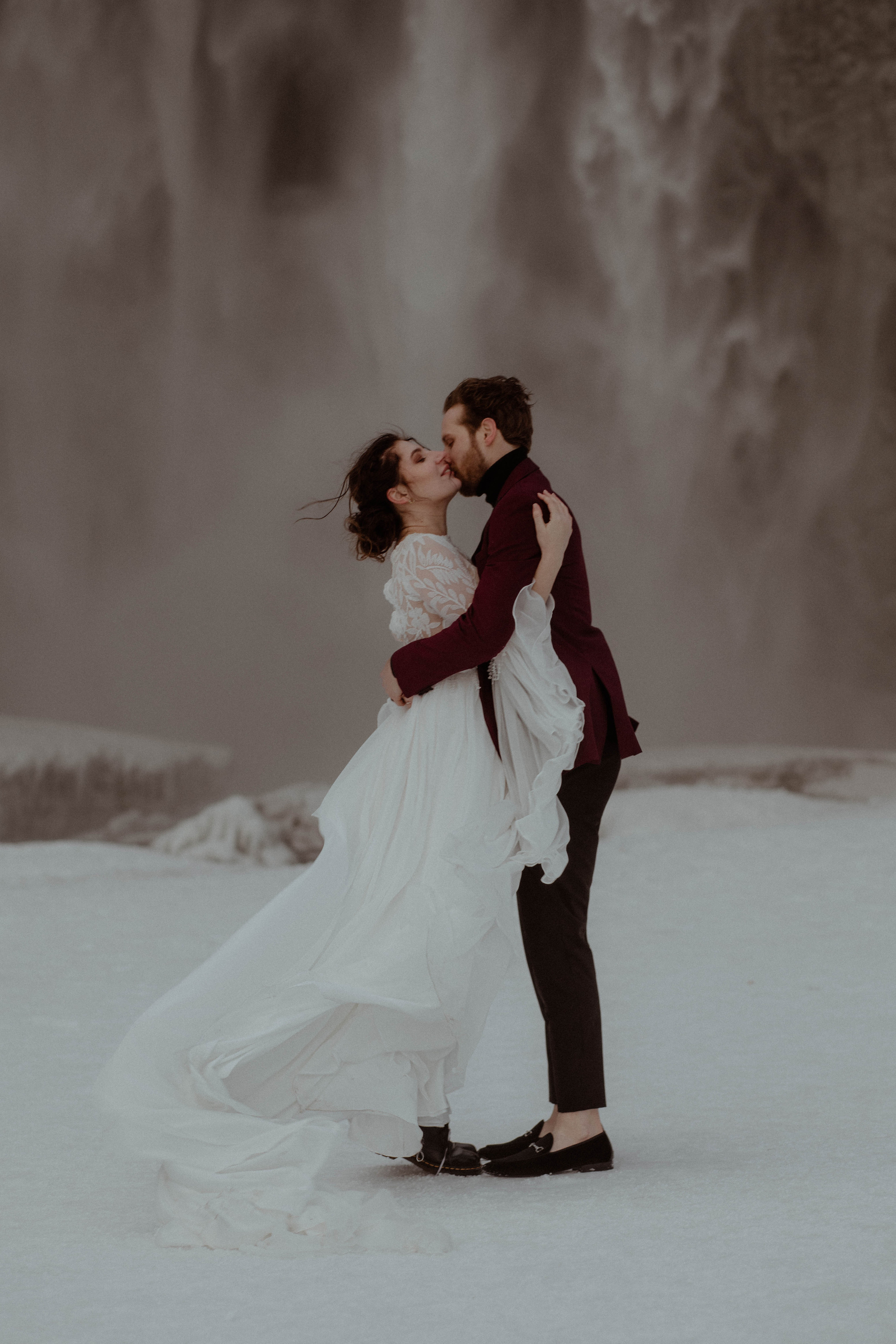 Brittany+James. Iceland elopement photographer & videographer