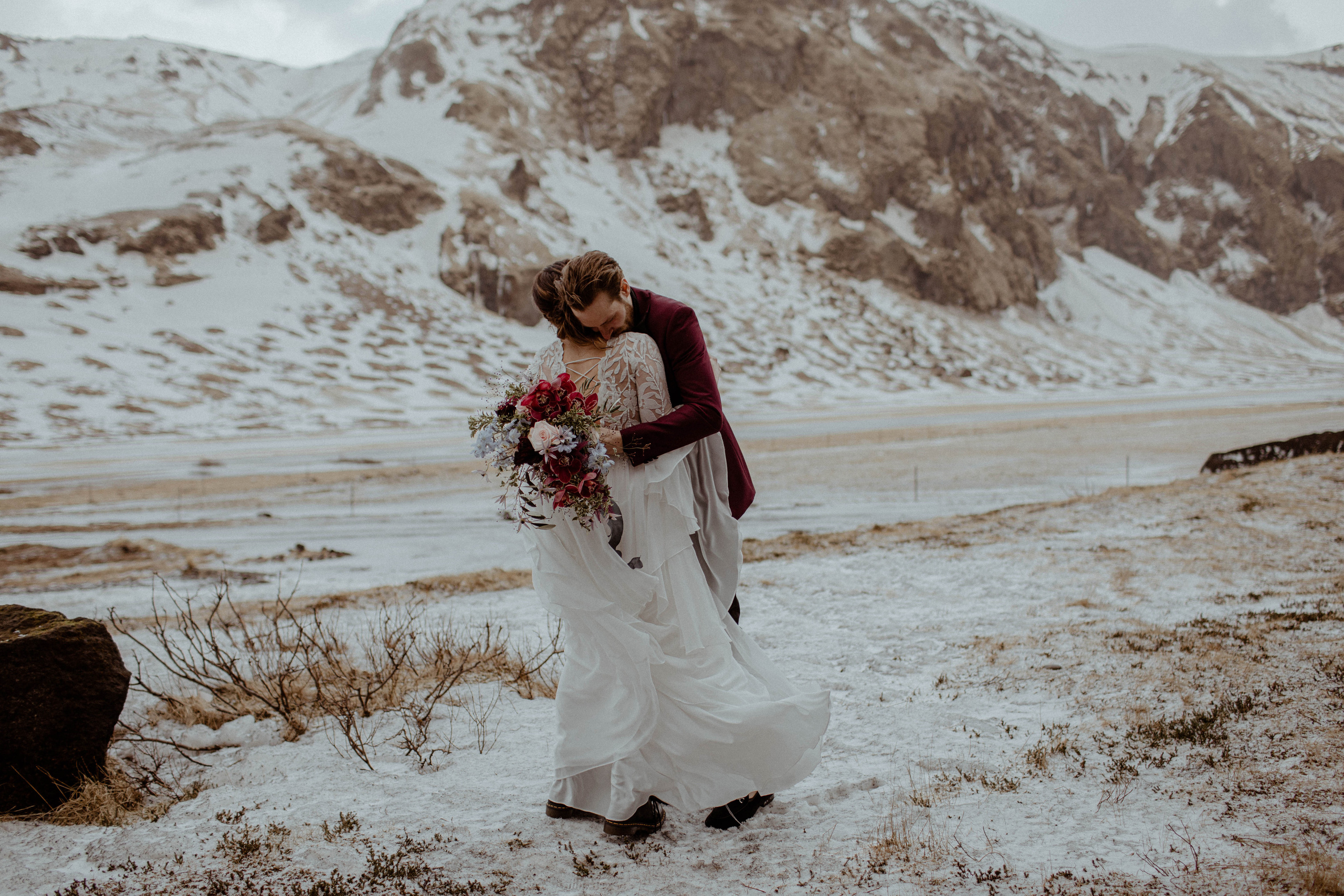 Brittany+James. Iceland elopement photographer & videographer
