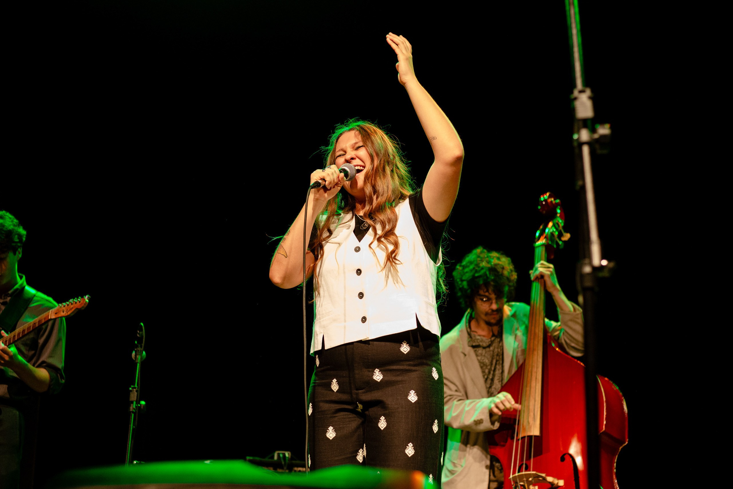 Fotografia de recital de formatura do Conservatório de Música de Itajaí — Santa Catarina