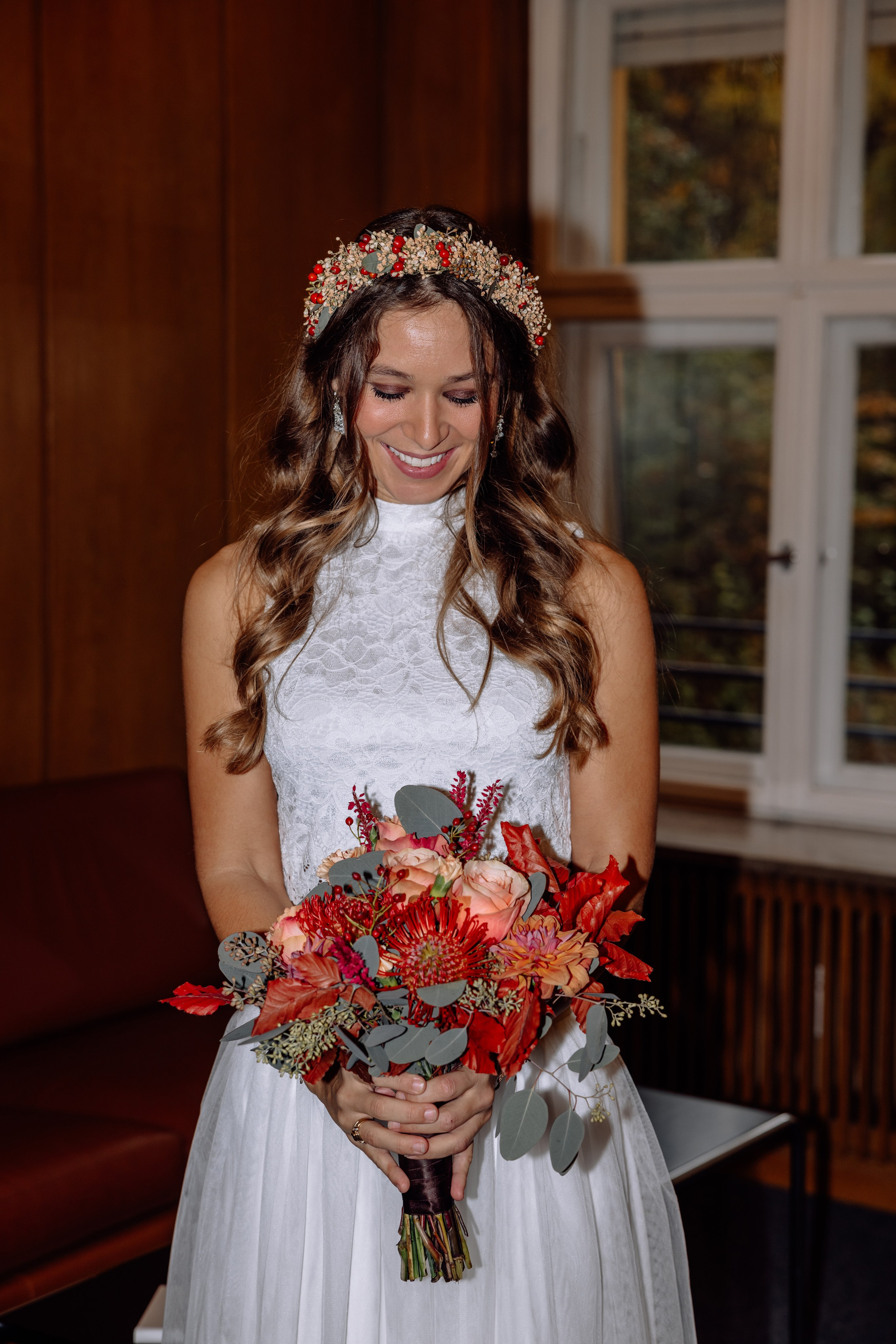 Herbsthochzeit im Standesamt Schwabing. Hochzeitsfotograf München Taufe Familienfotograf Tanja Mauke