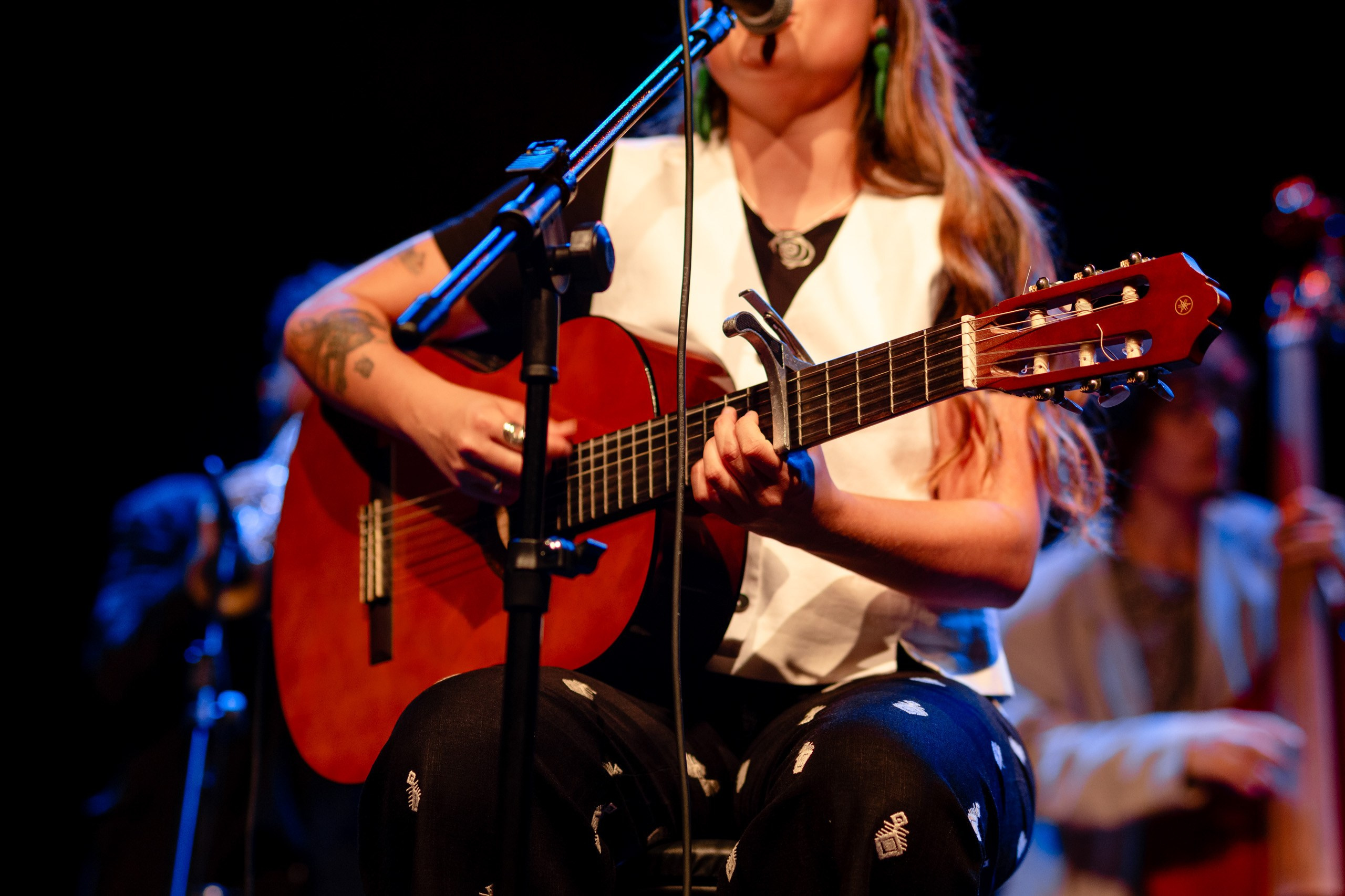 Fotografia de recital de formatura do Conservatório de Música de Itajaí — Santa Catarina