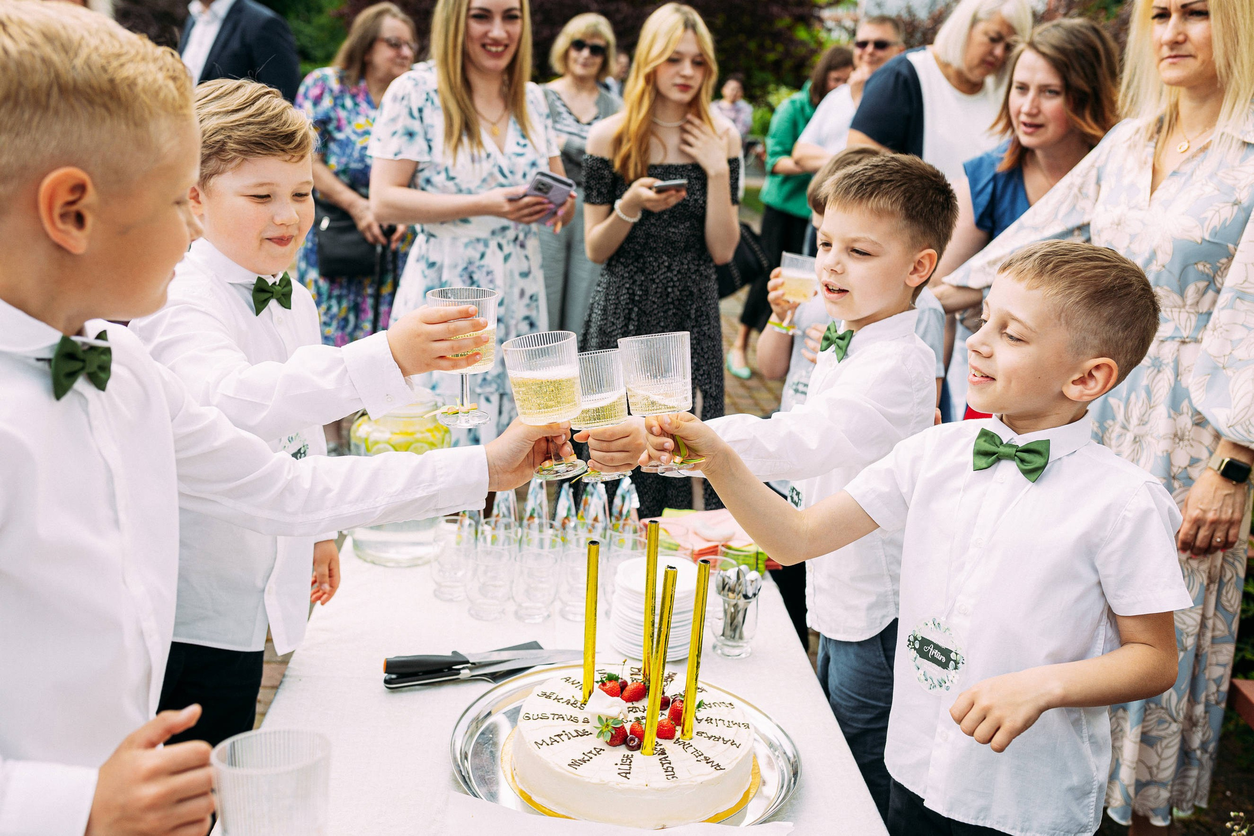 Bērnudārza izlaiduma fotografēšana