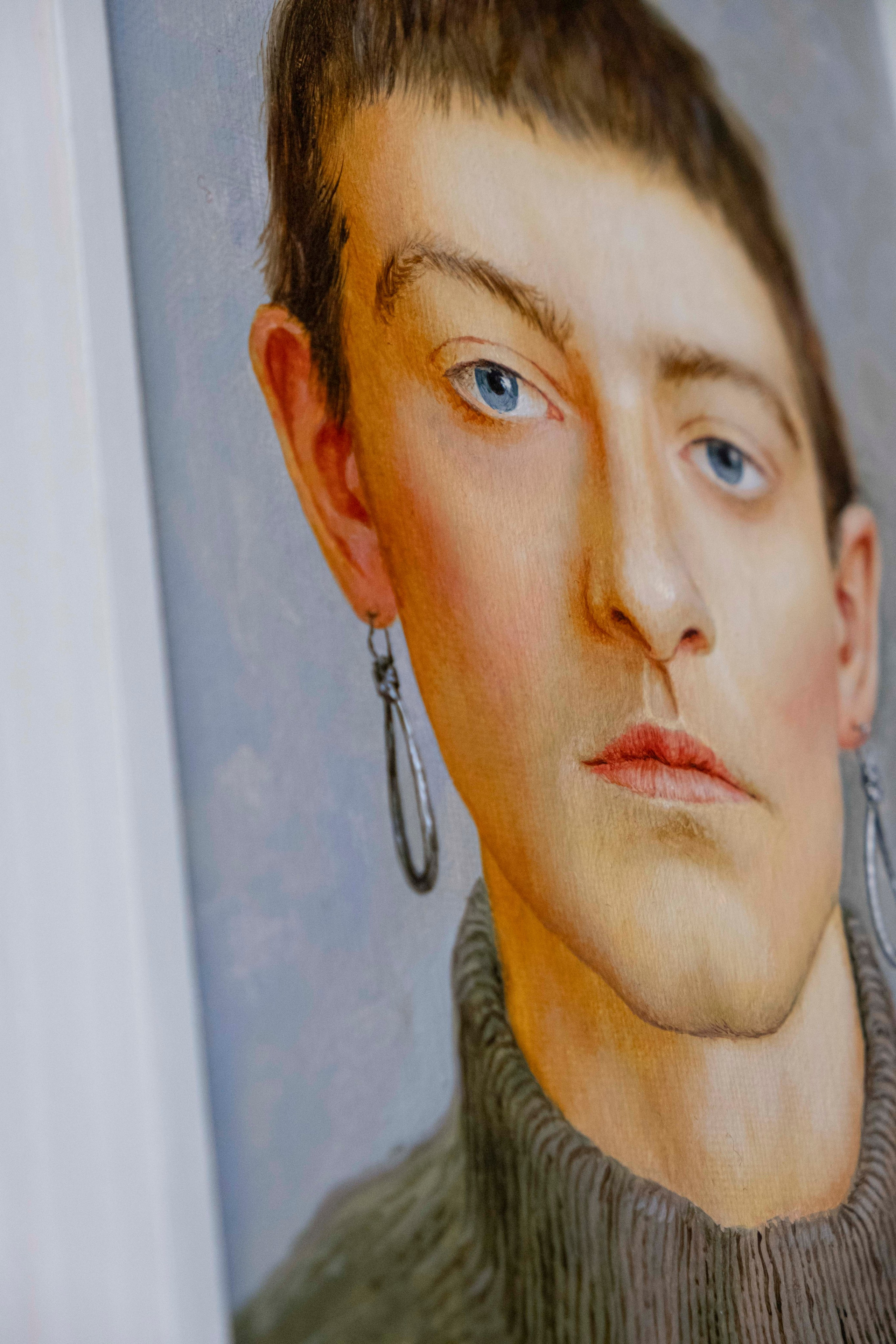 Portrait with Earrings. Paul Rog