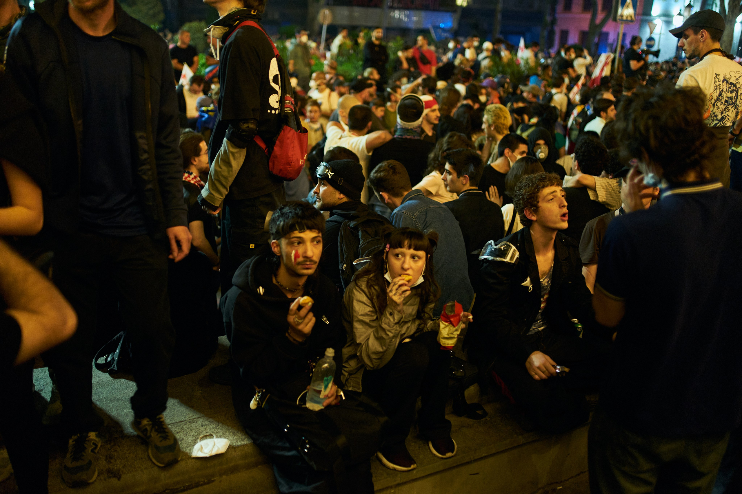 Georgia against «foreign law»/ არა რუსულ კანონს. Visual artist