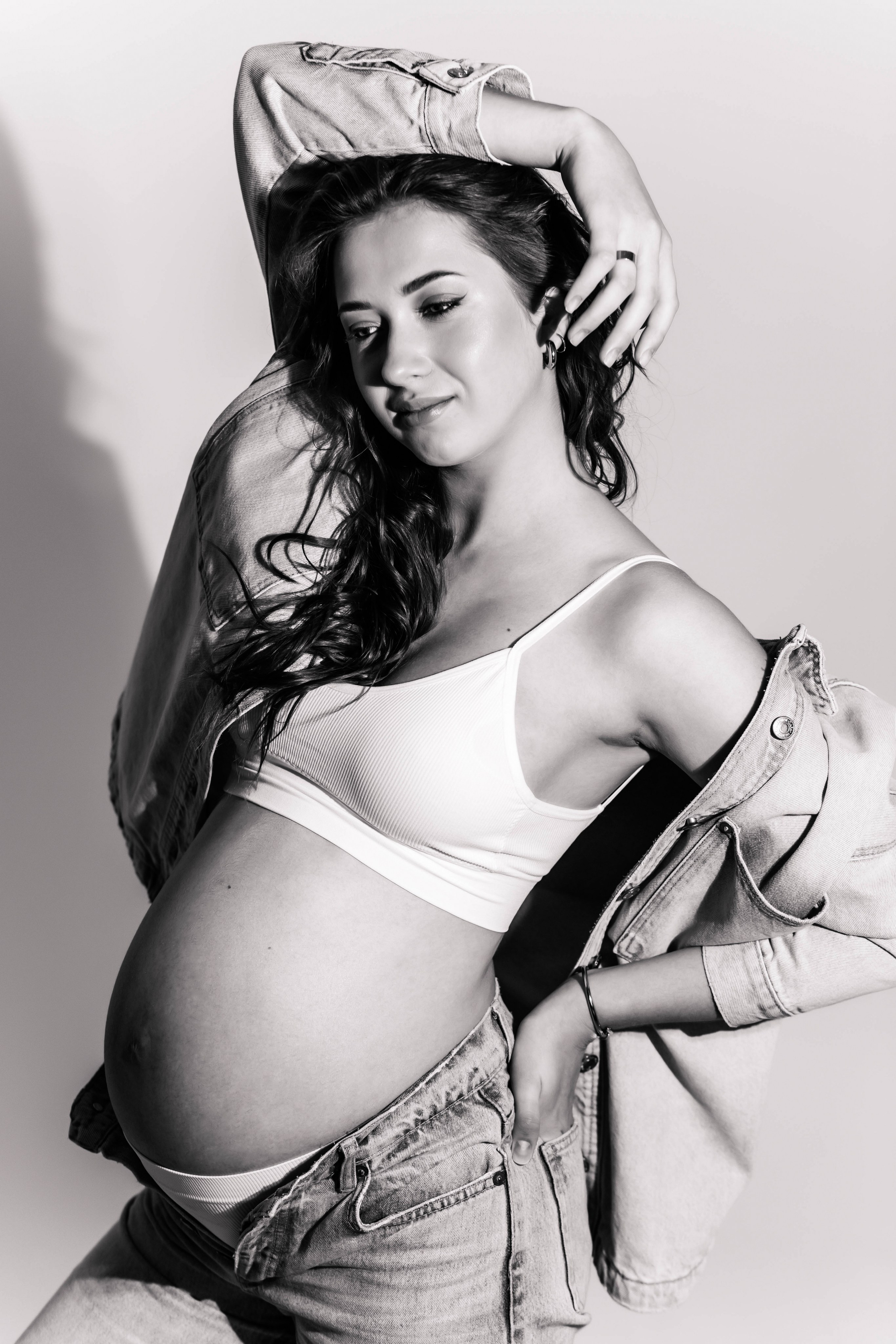 Photo shoot in minimalist style. Professional photographer in Spain