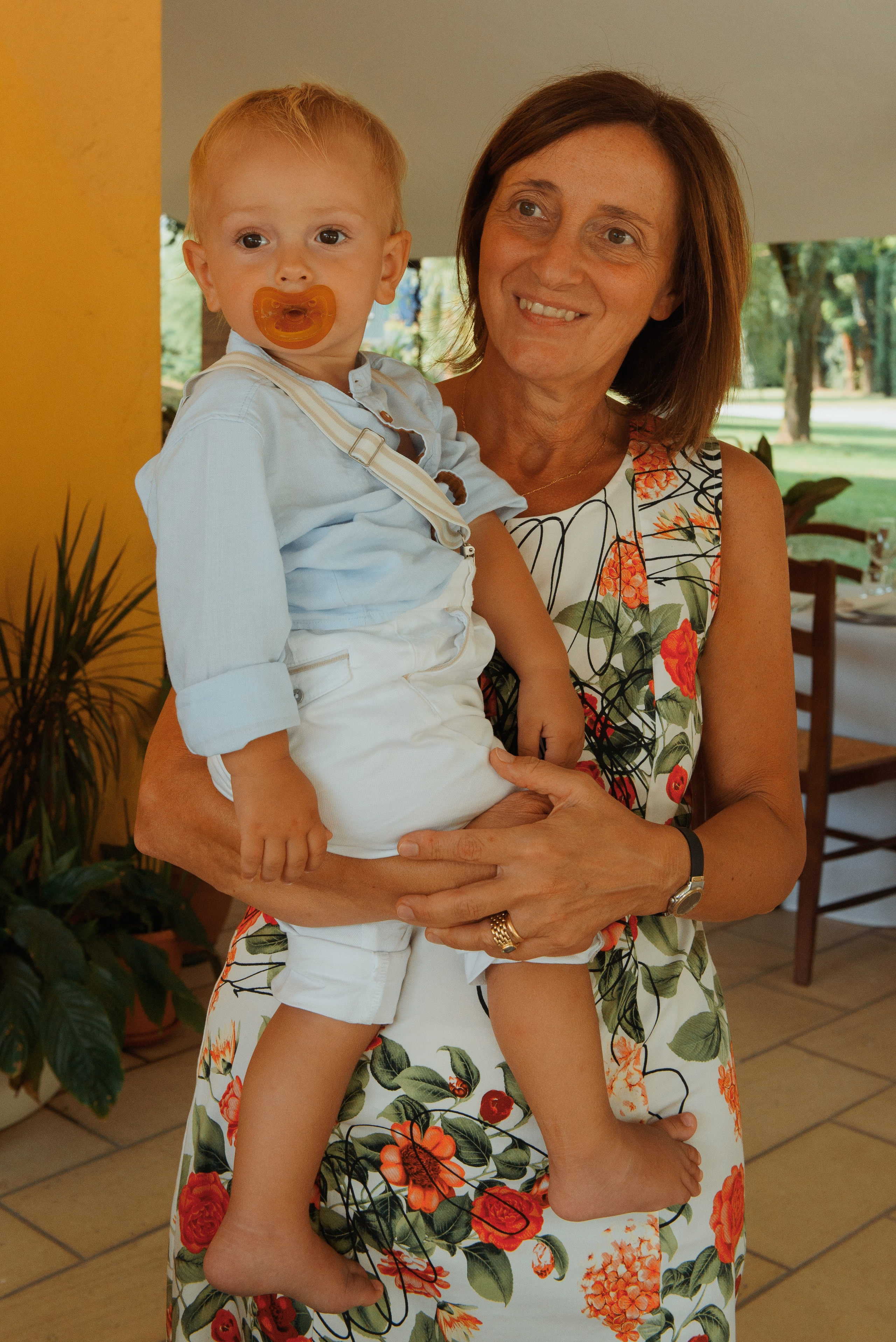 Baptism ceremony in Milan photo session