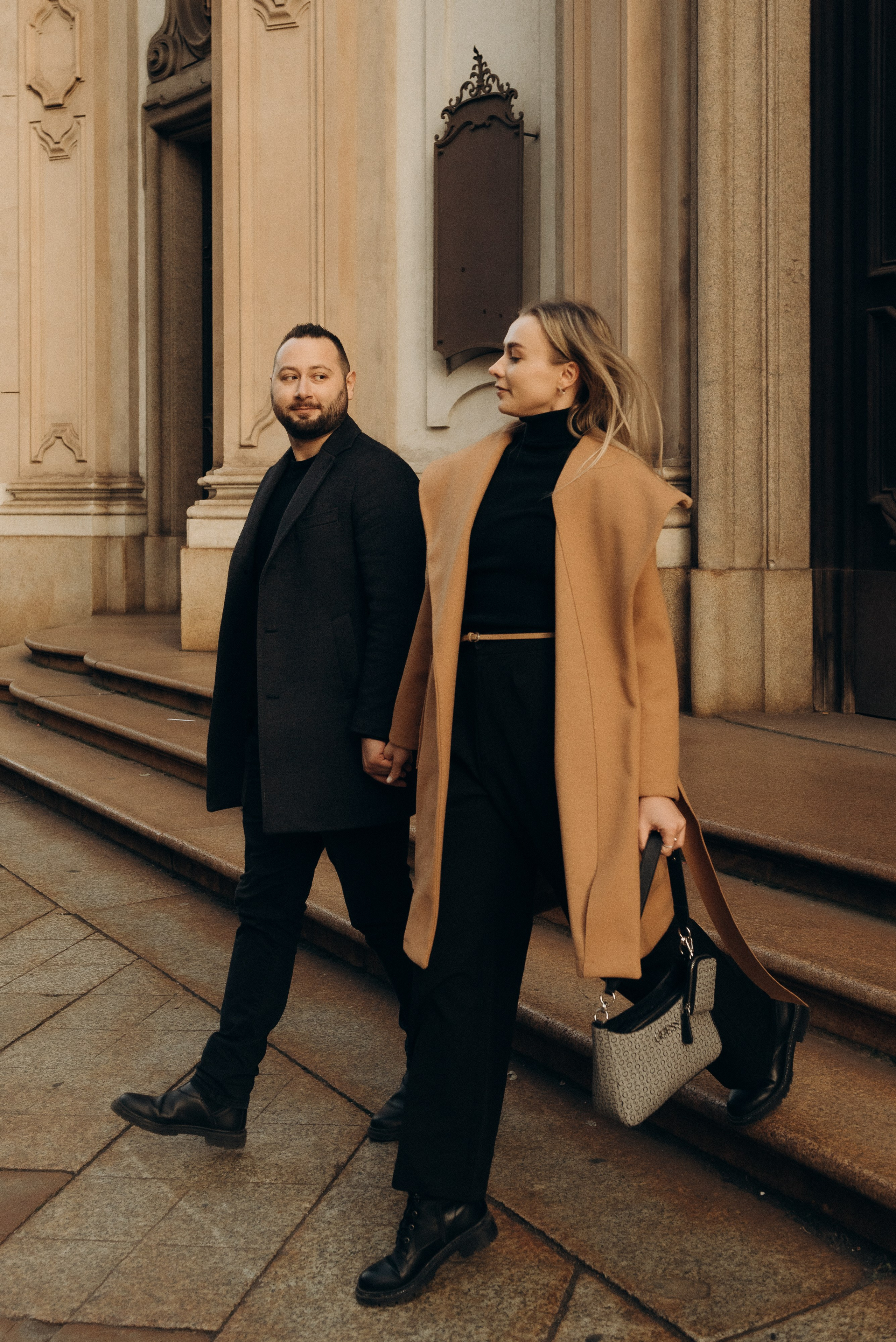 November in Milan. Italian lovestory. Anastasiia Buchinskaia Photographer in Milan