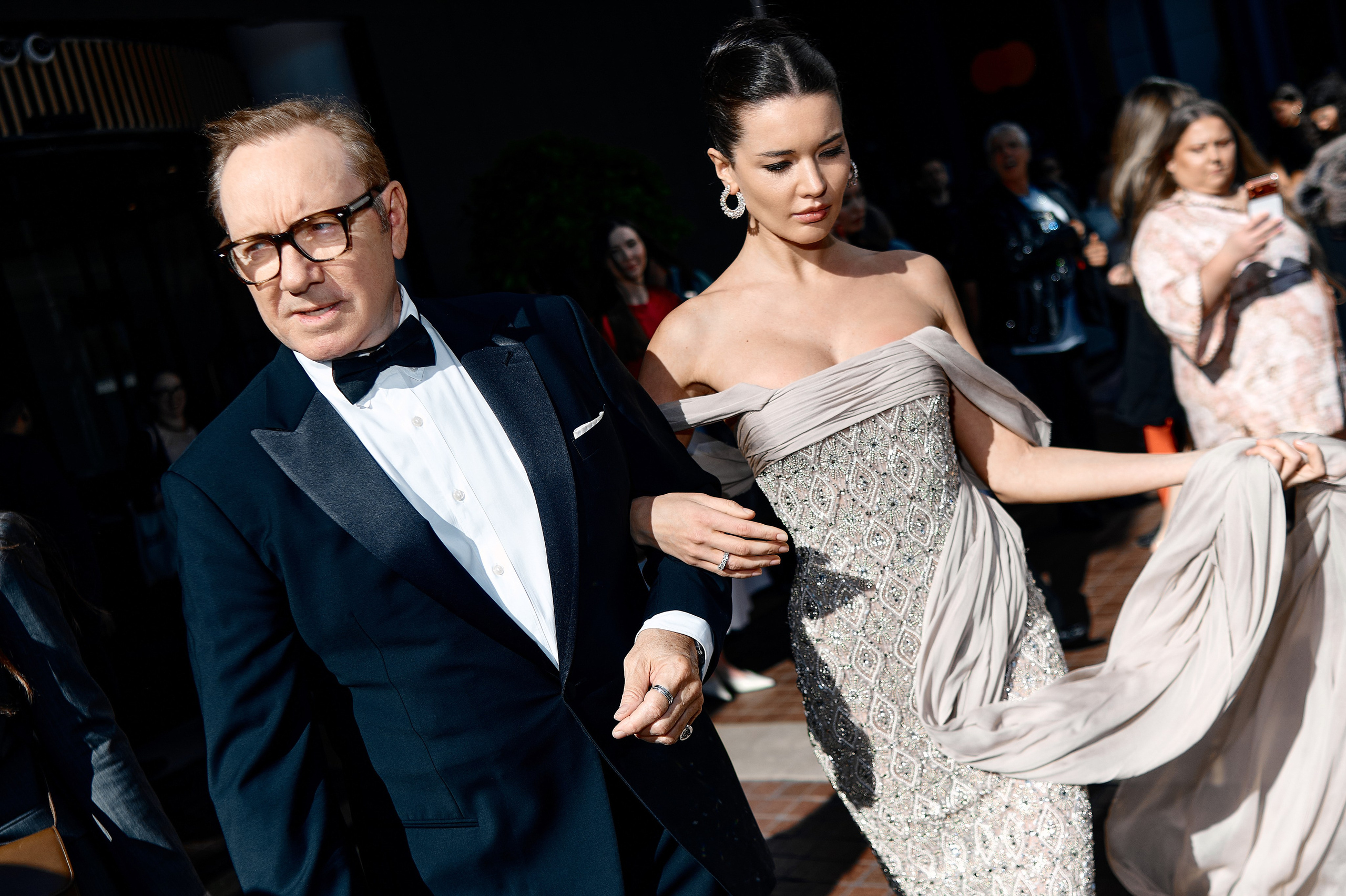 Kevin Spacey red carpet Cannes Film Festival 2026 entrance editorial photography