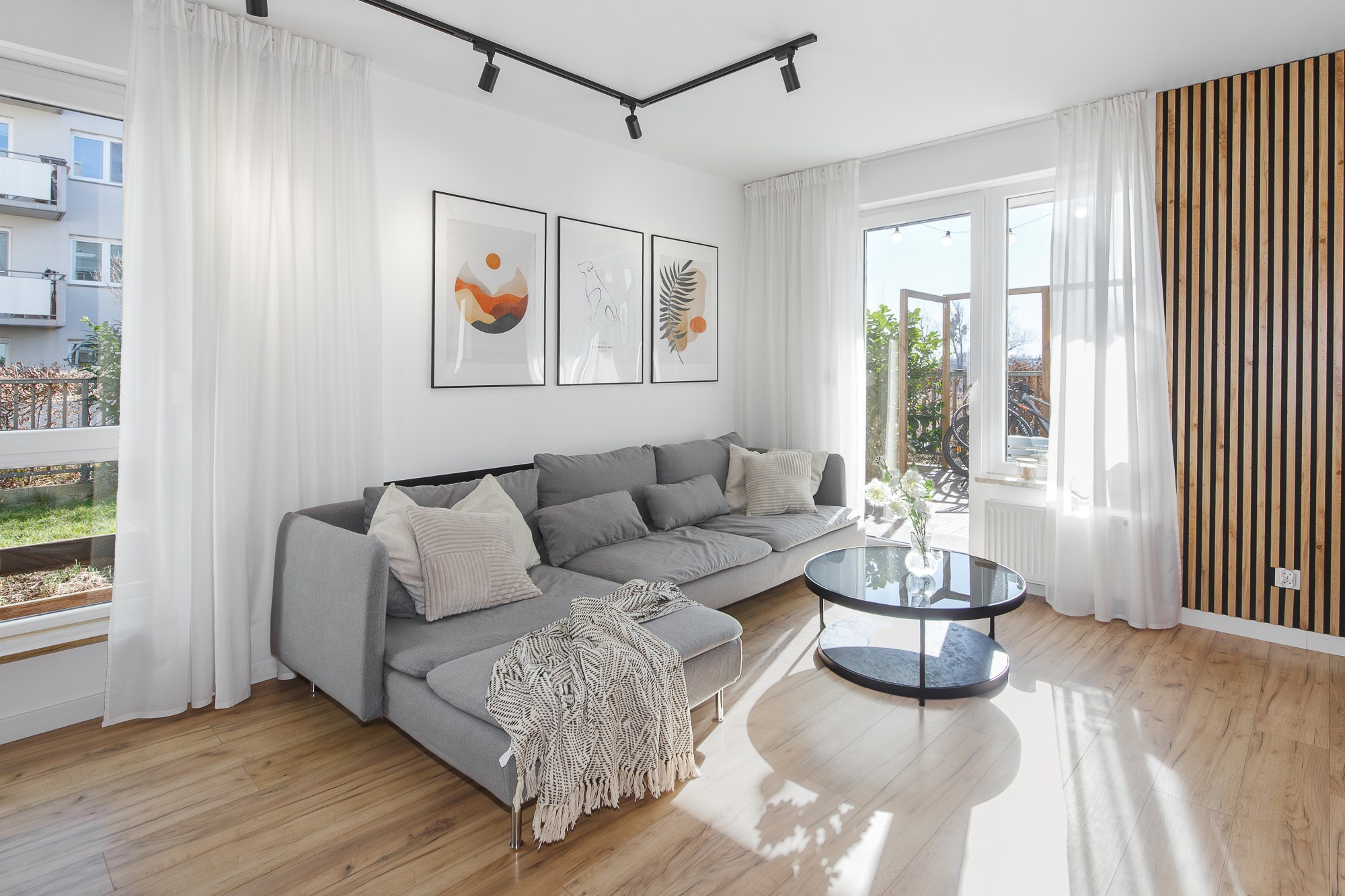 fotografia wnętrza nowoczesnego mieszkania