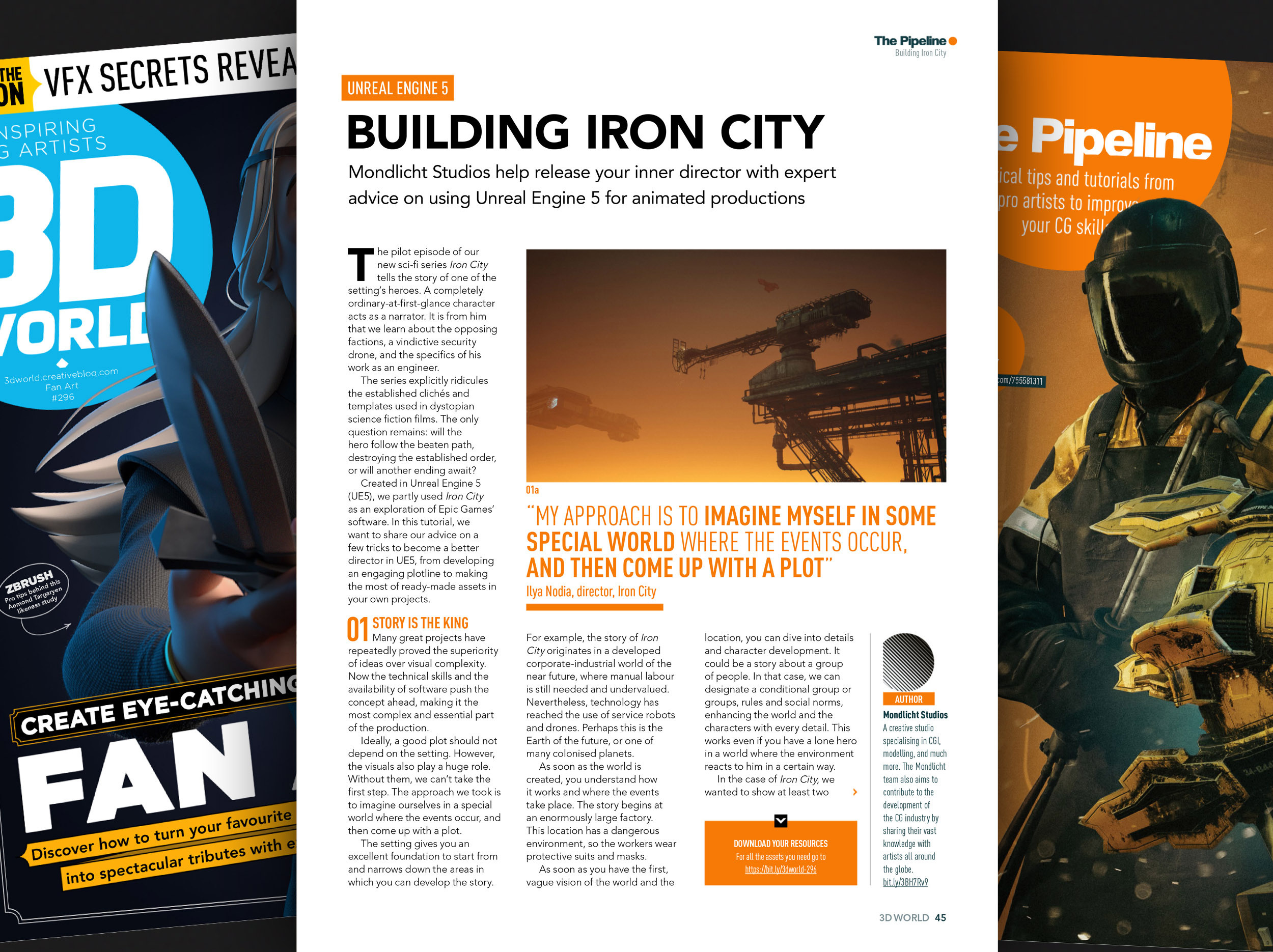 Press: 3D World, MAR 2023. Ilya Nodia — Cinematic Stories, Directing, Advertising