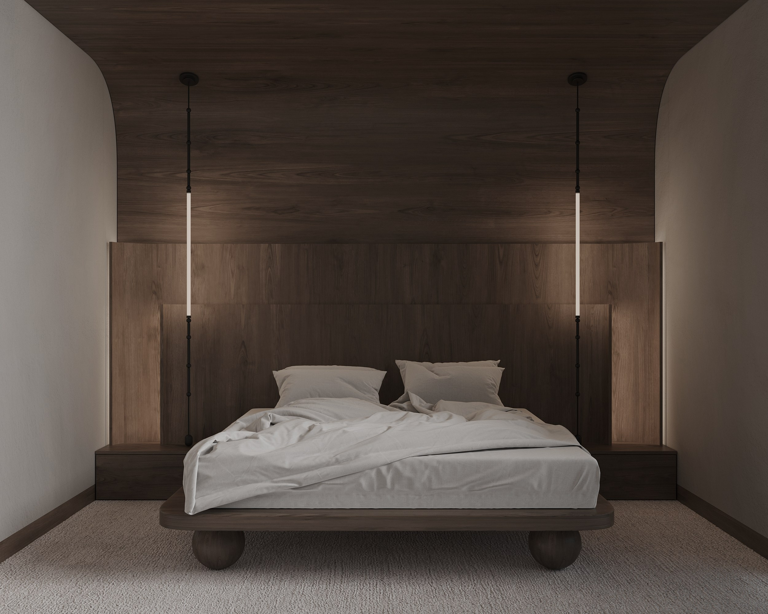 Wooden Oasis Pt.2. Simple Archs — high quality visualizations for your interior projects
