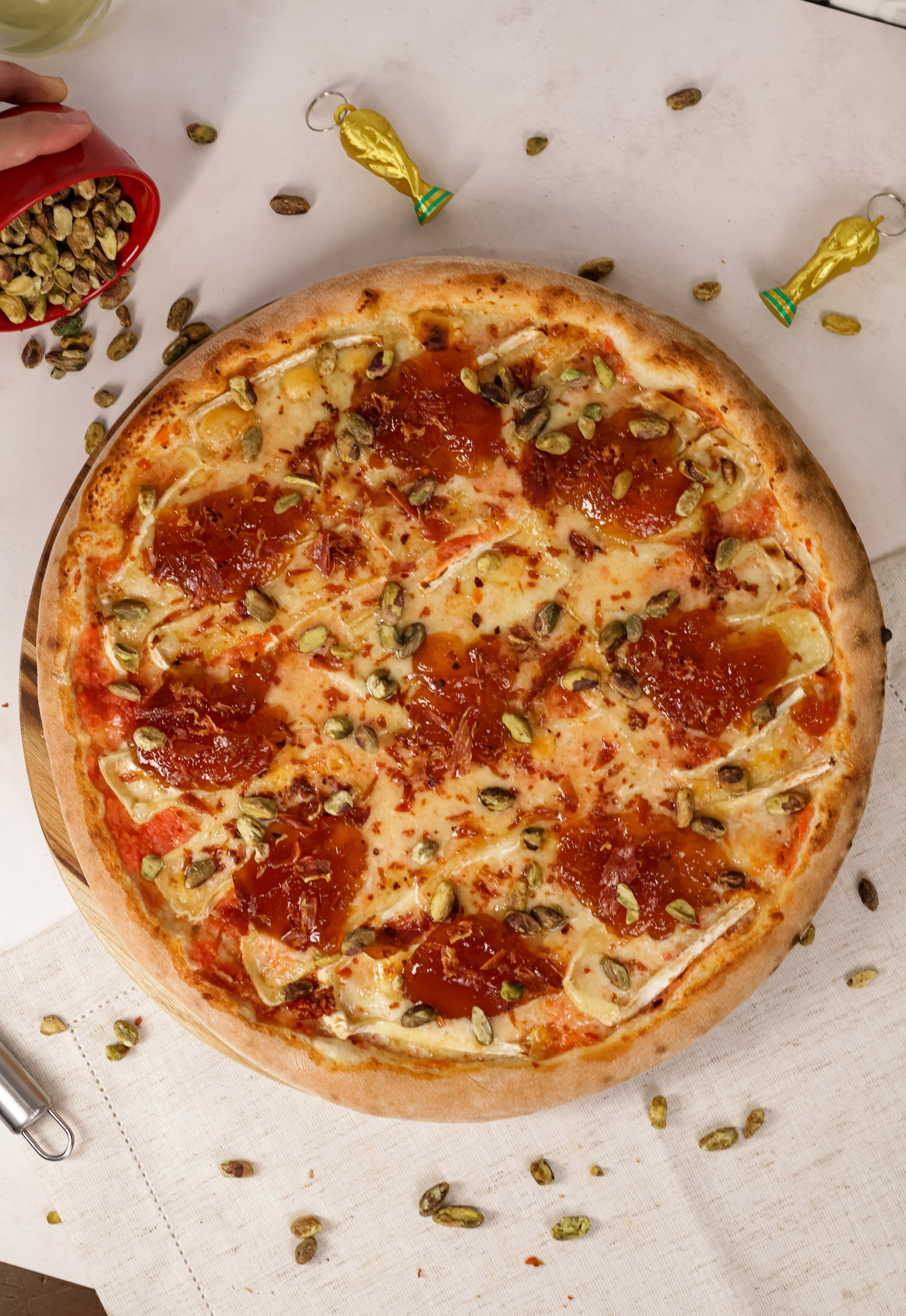 Fotos profissionais de alimentos em pizzaria