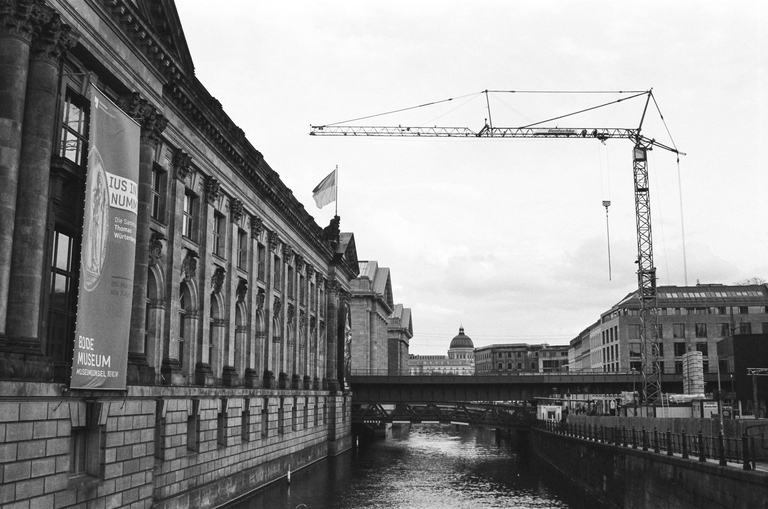 The Streets of Berlin in B&W