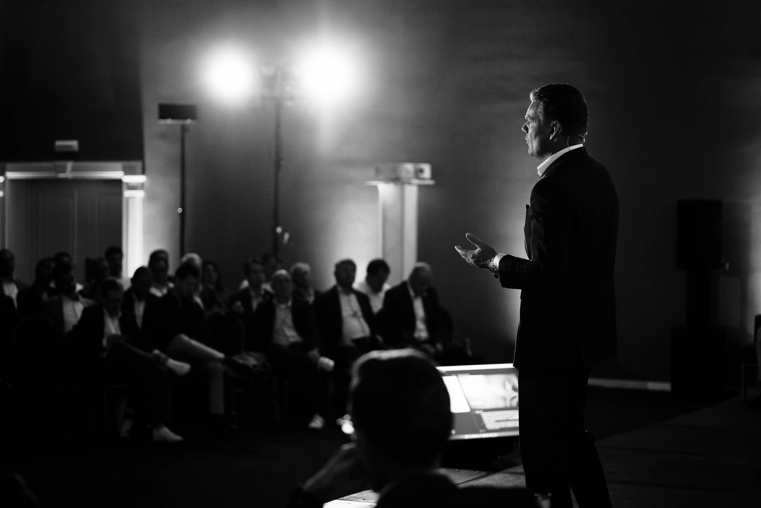 Black and white makes a great illustration of this speech