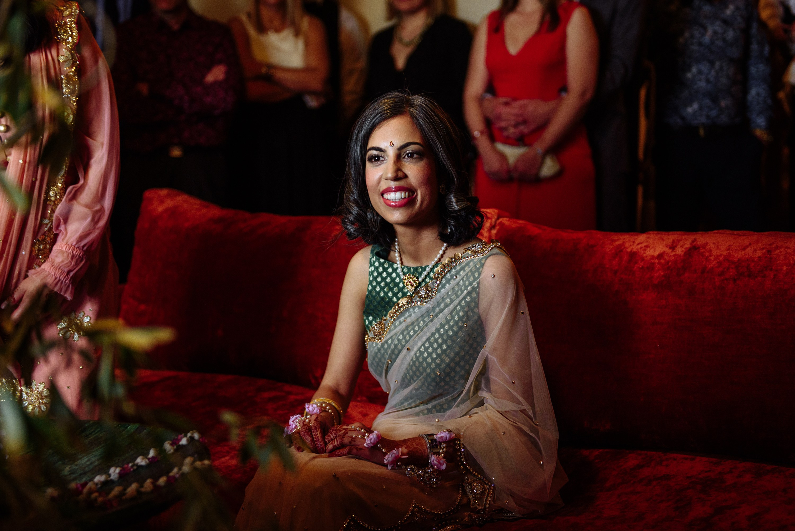 Elegancia Oriental. La Magia de una Boda India en La Gran Villa Rosa. Фотограф Екатерина Гасанова — фотосессии в Барселоне