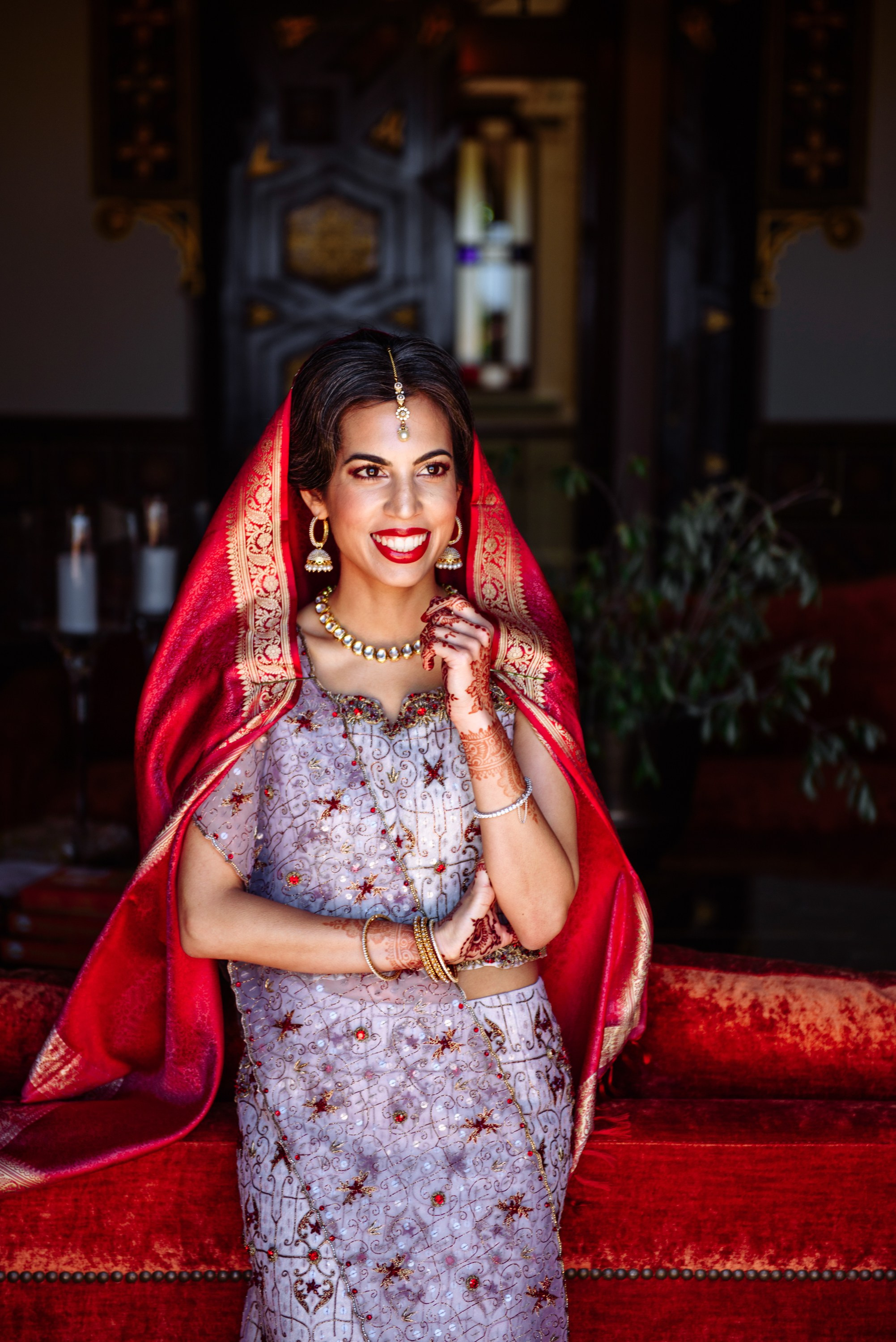 Elegancia Oriental. La Magia de una Boda India en La Gran Villa Rosa. Фотограф Екатерина Гасанова — фотосессии в Барселоне