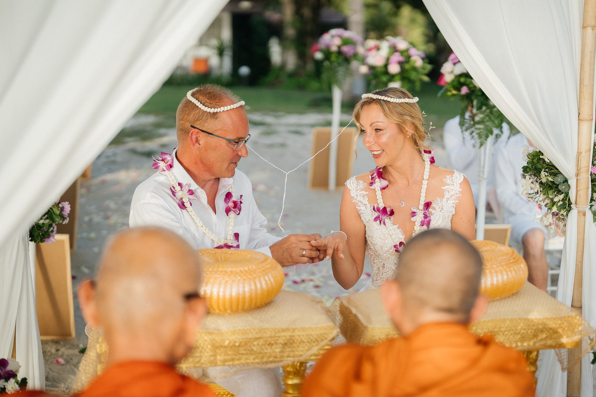 Just for 2. Буддийская свадебная церемония на Самуи, Таиланд