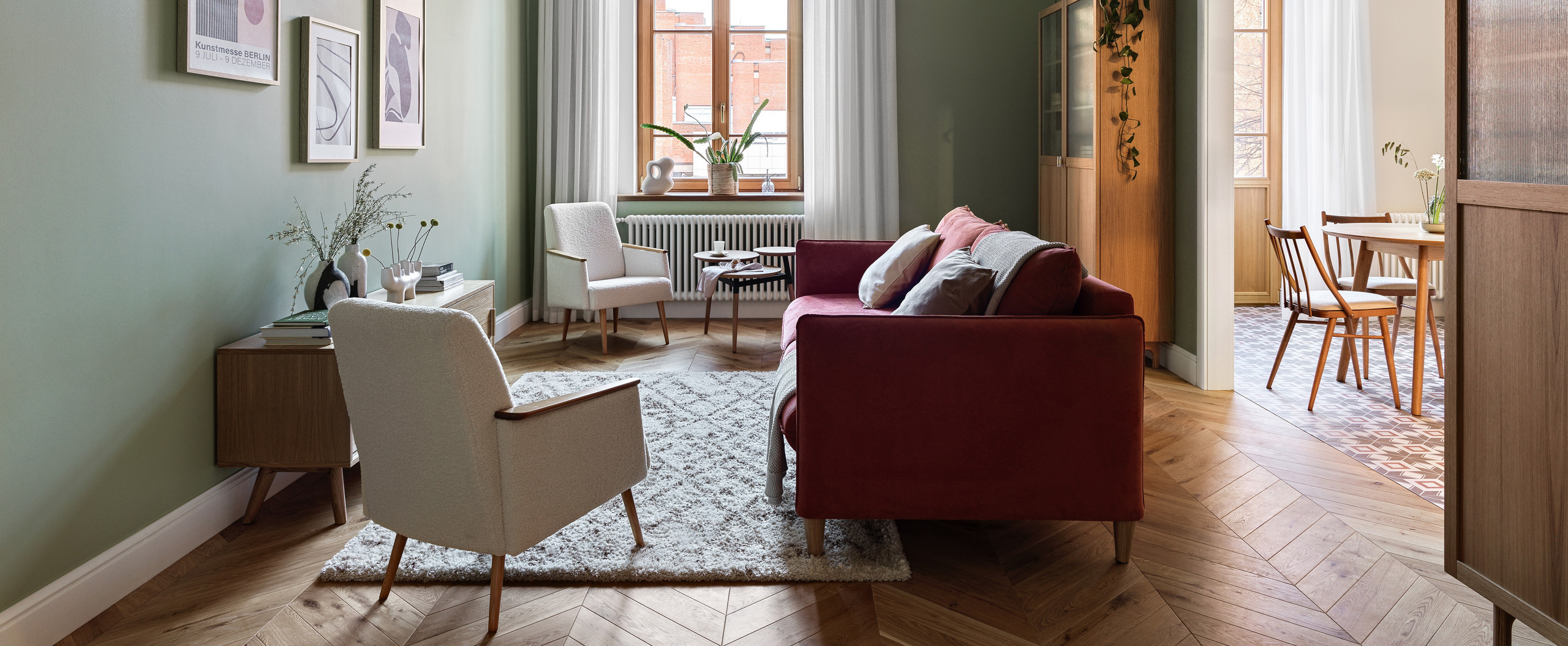 Ботанический Сад — Современная ретро квартира в ботаническом саду