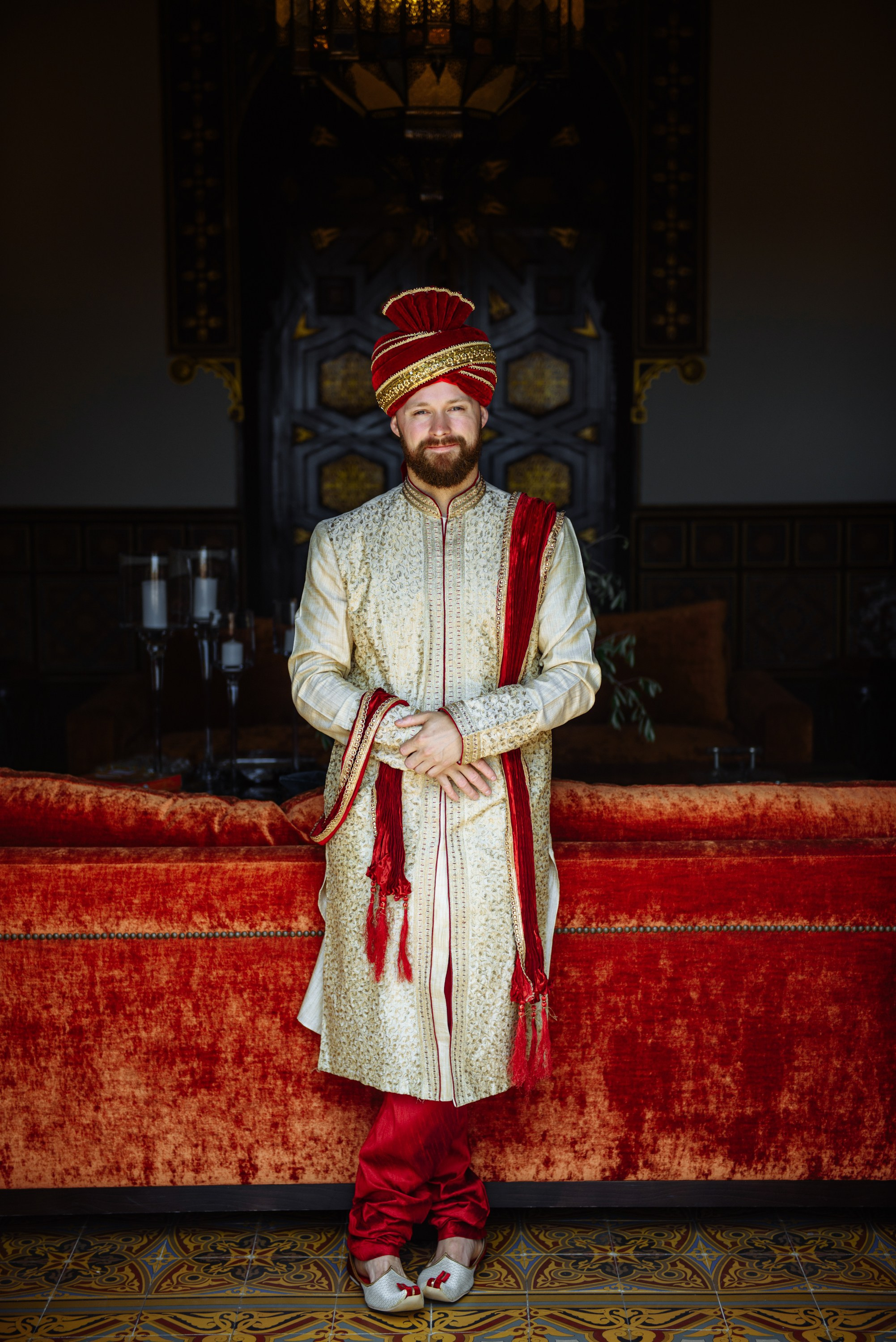 Elegancia Oriental. La Magia de una Boda India en La Gran Villa Rosa. Фотограф Екатерина Гасанова — фотосессии в Барселоне