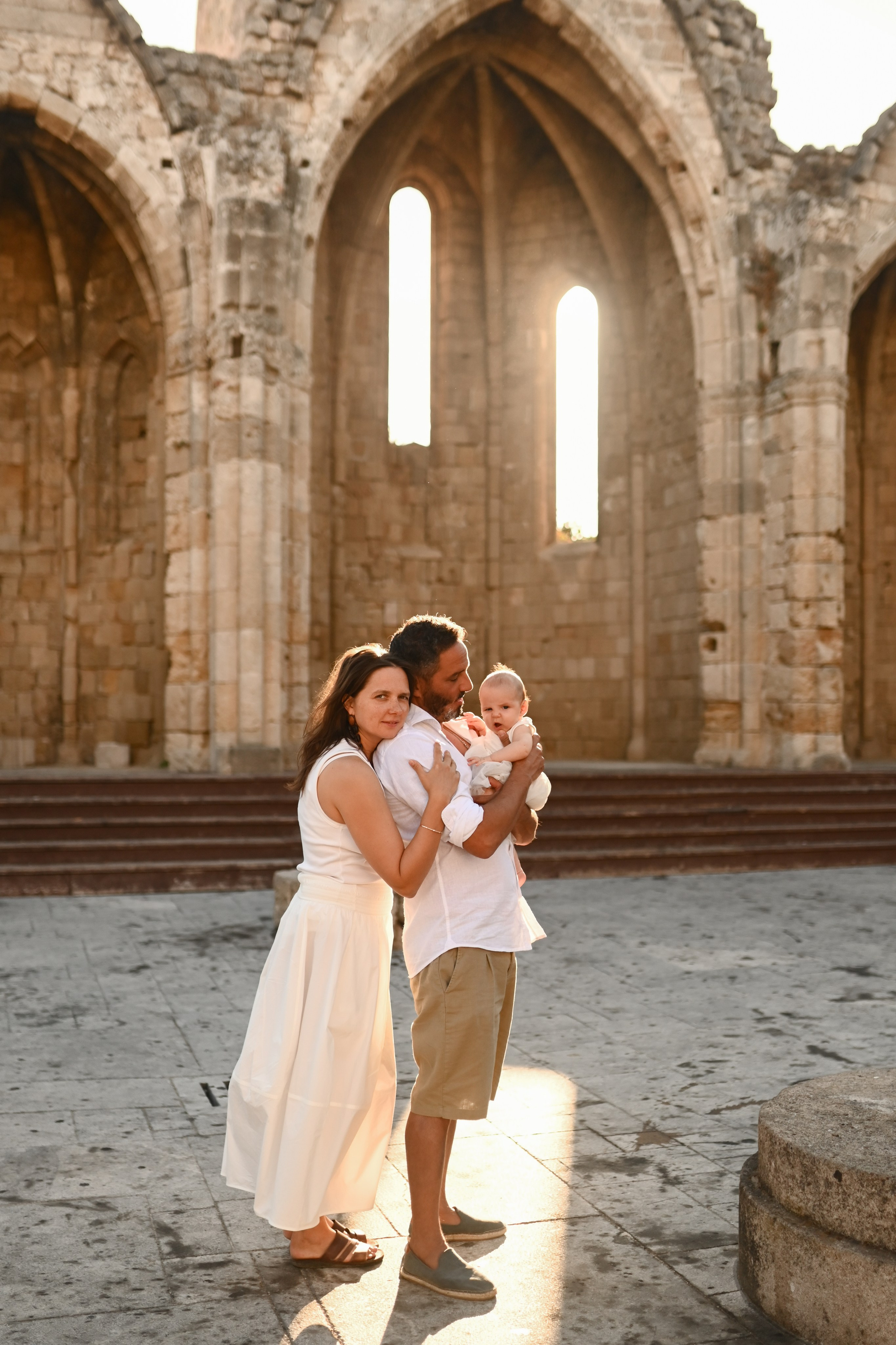 Rhodes Old Town family photoshoot. Photographer in Rhodes Island