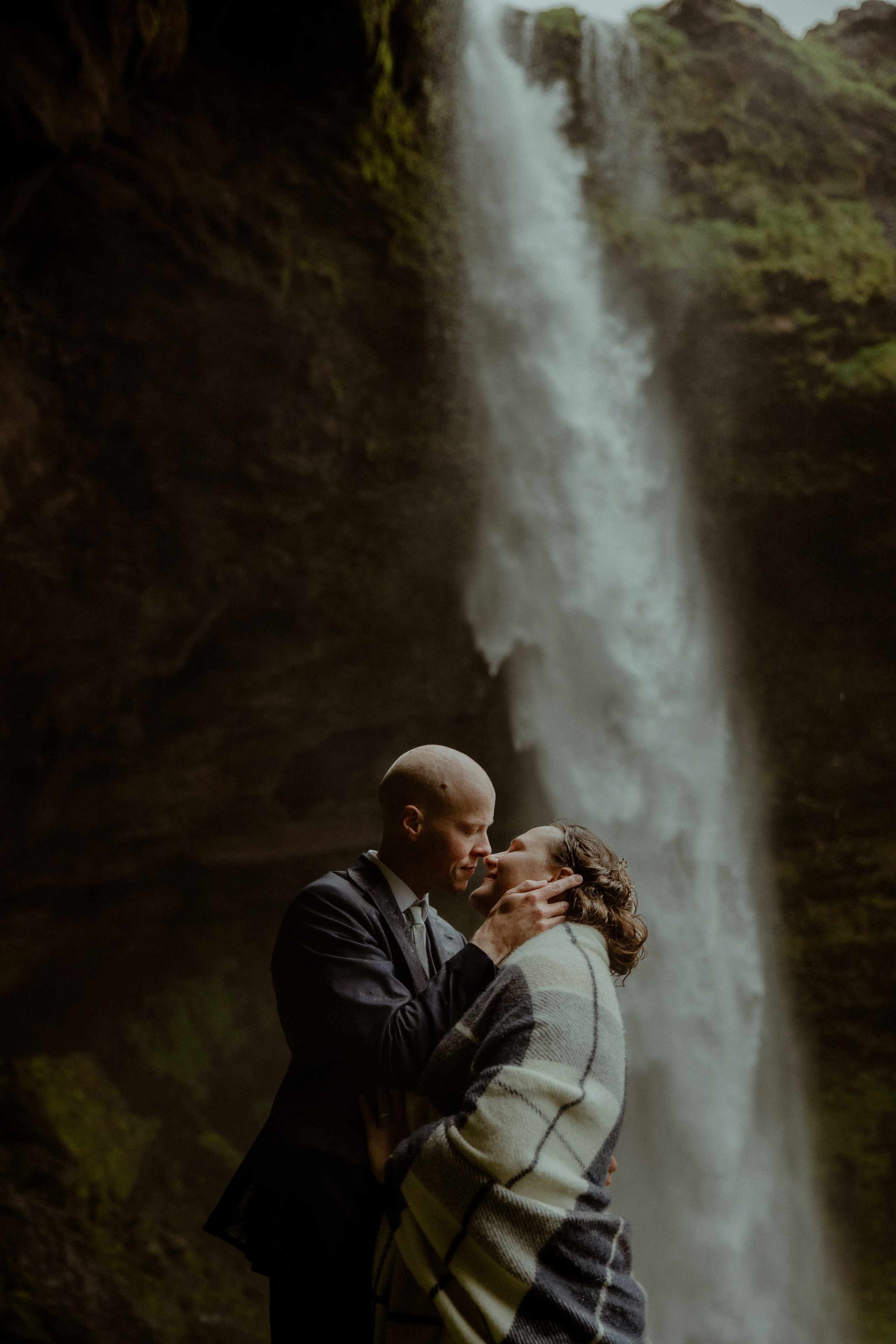 Iceland Elopement at Black Sand Beach. Iceland elopement photographer & videographer