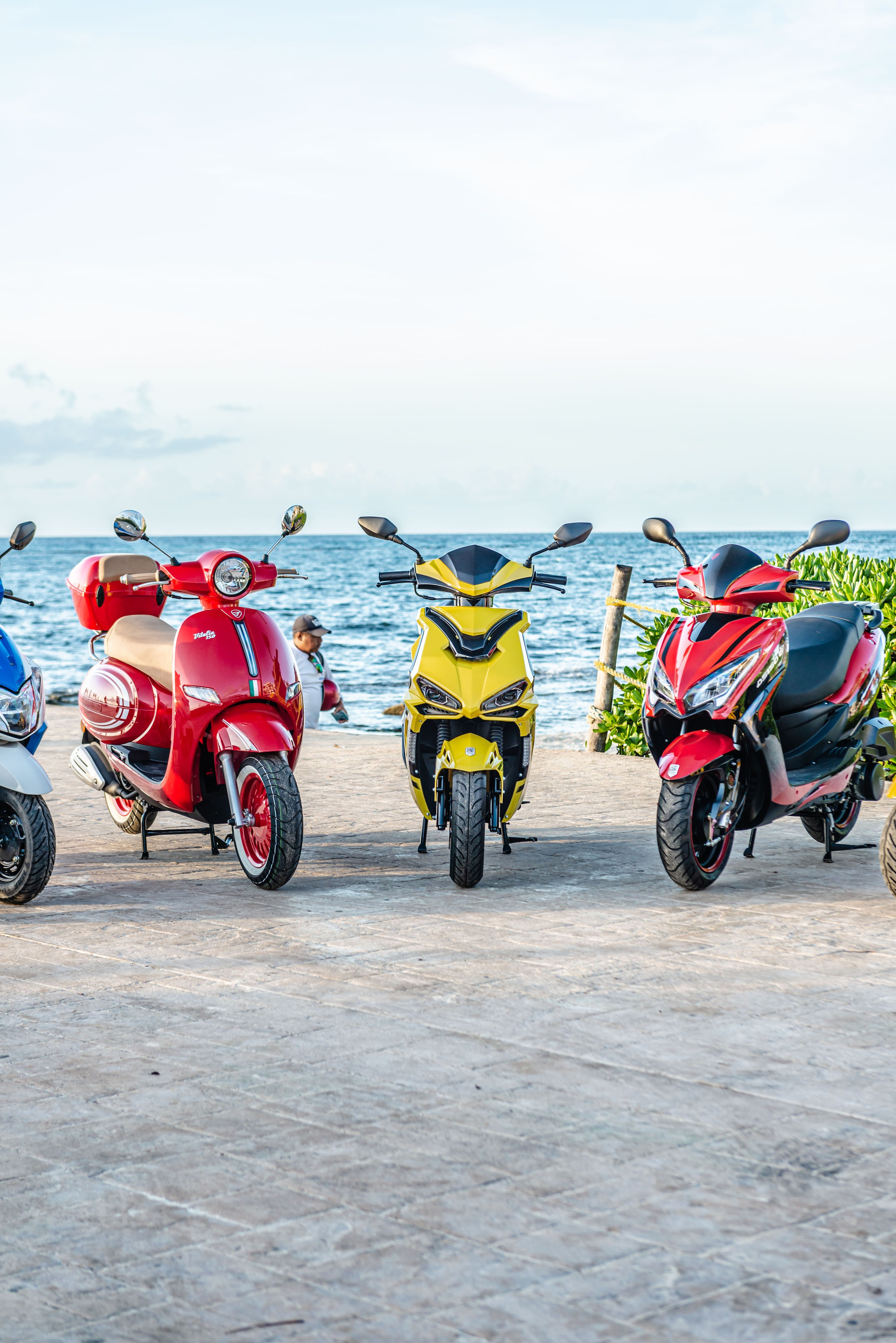 Scooter Photography for Rental Website in Mexico. PHOTOGRAPHER QUINTANA ROO