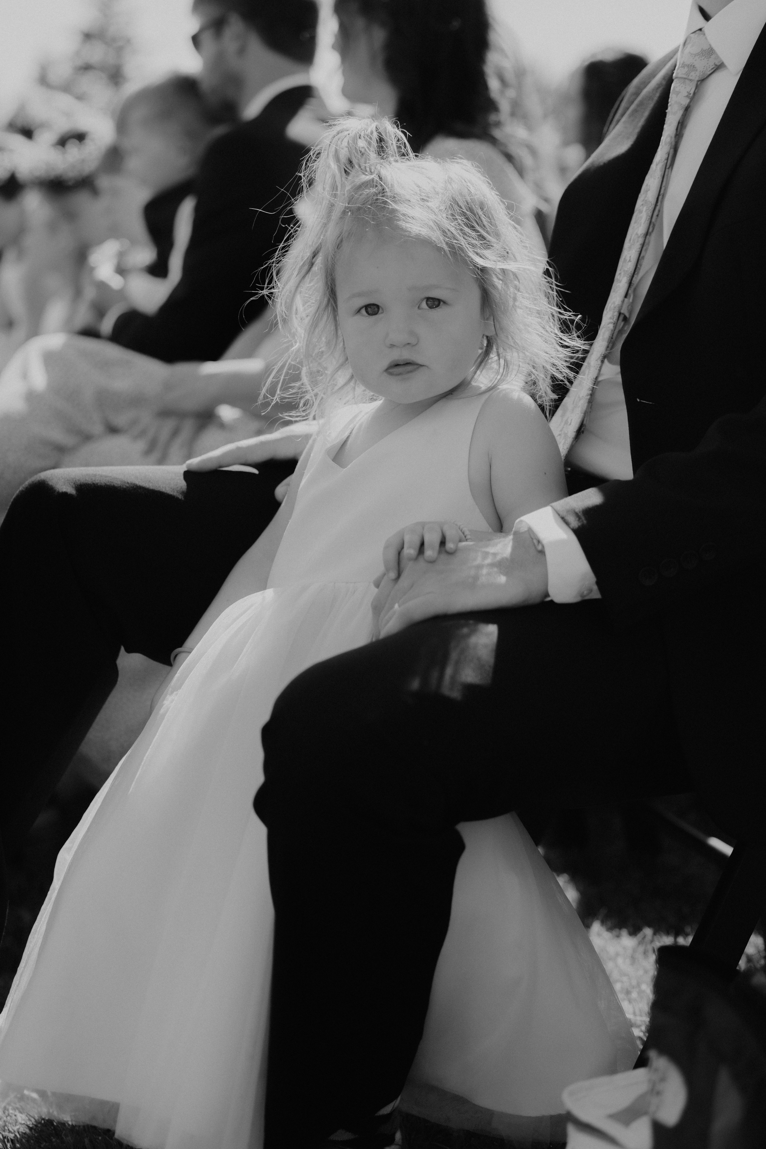 Wedding ceremony at Wind Mountain Ranch in the Columbia River Gorge