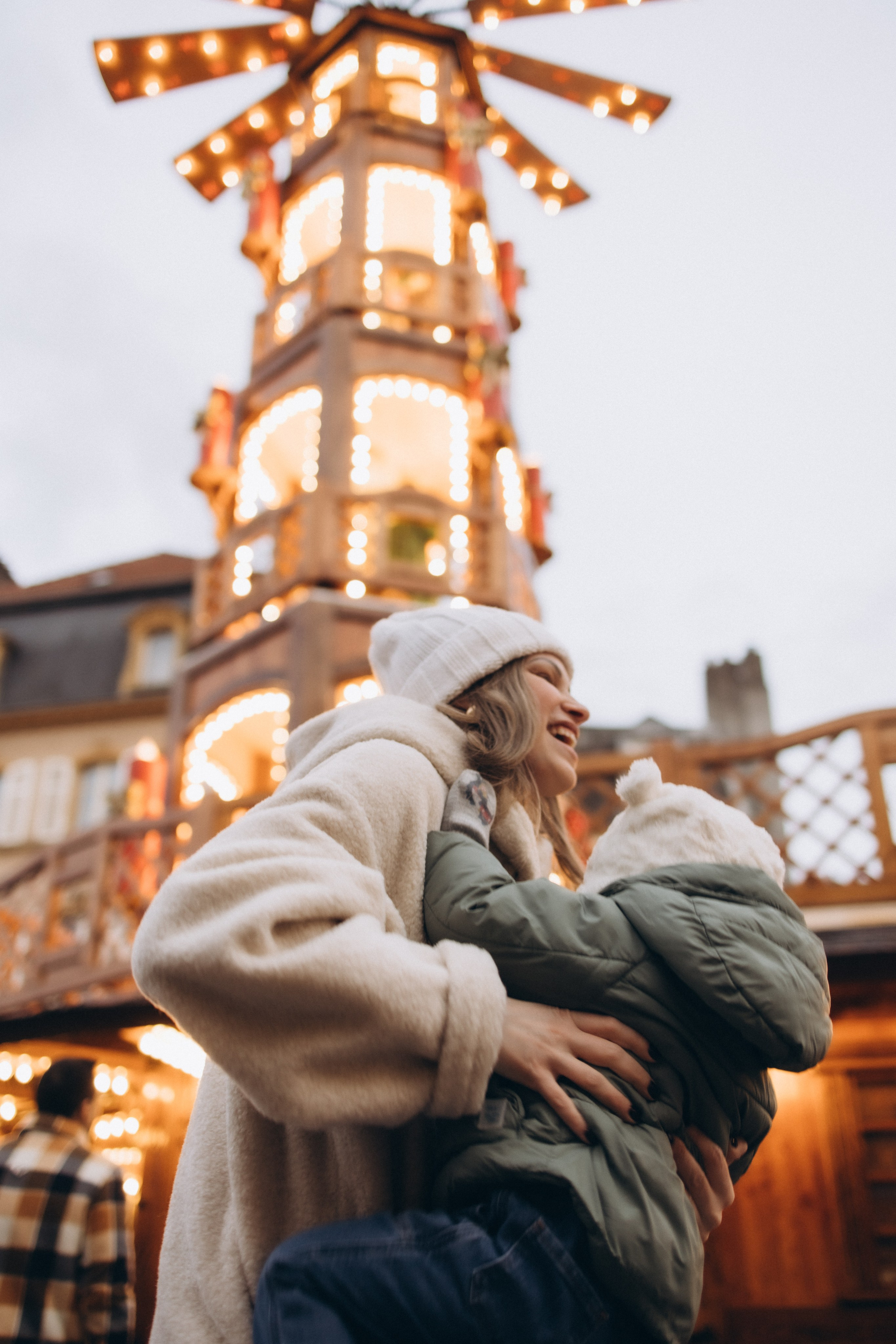 Mini-séance photo de Noël 2024. Семейный фотограф во Франции (Мец, Люксембург)