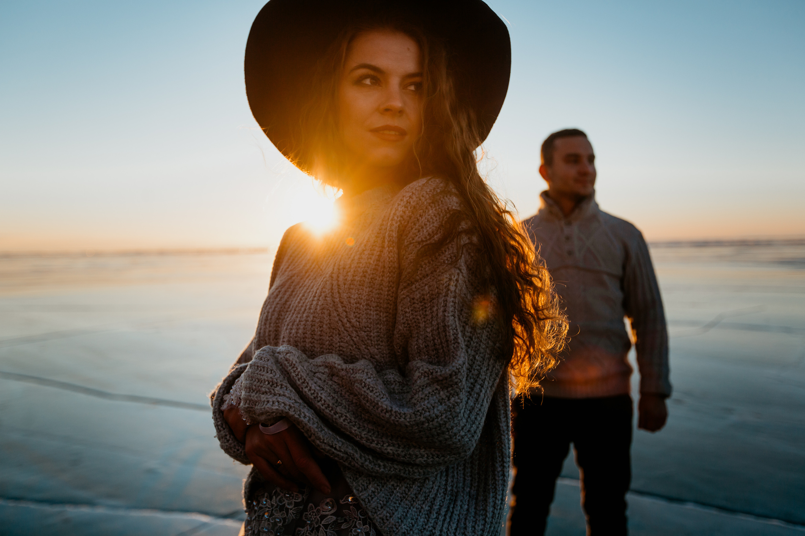 Portland, Seattle, Bend & Oregon Coast Elopement Photography | Julia & Andrew's Winter Lake Elopement by Georgy Shishkin. Capturing Love in the Heart of the Pacific Northwes