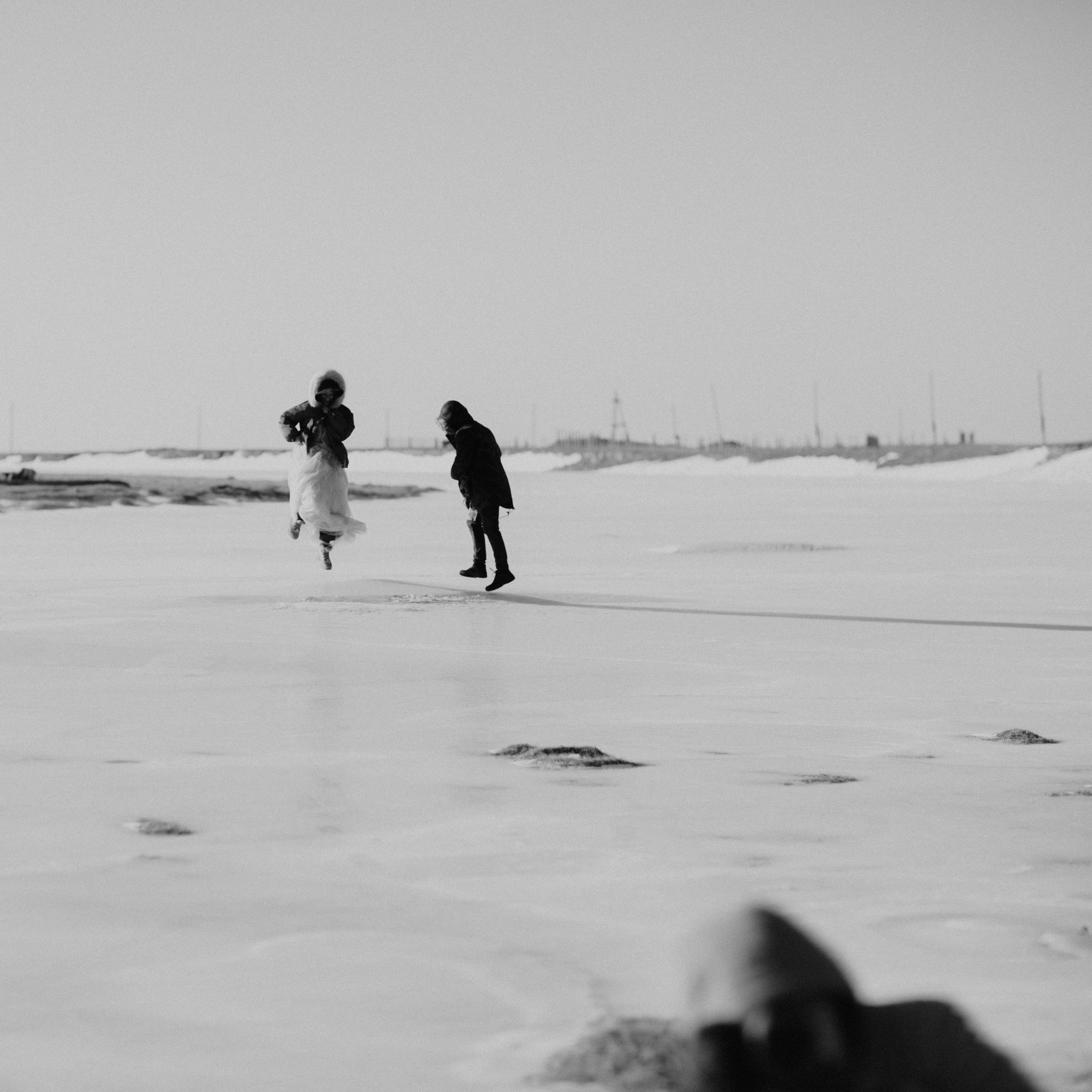 Portland, Seattle, Bend & Oregon Coast Elopement Photography | Julia & Andrew's Winter Lake Elopement by Georgy Shishkin. Capturing Love in the Heart of the Pacific Northwes