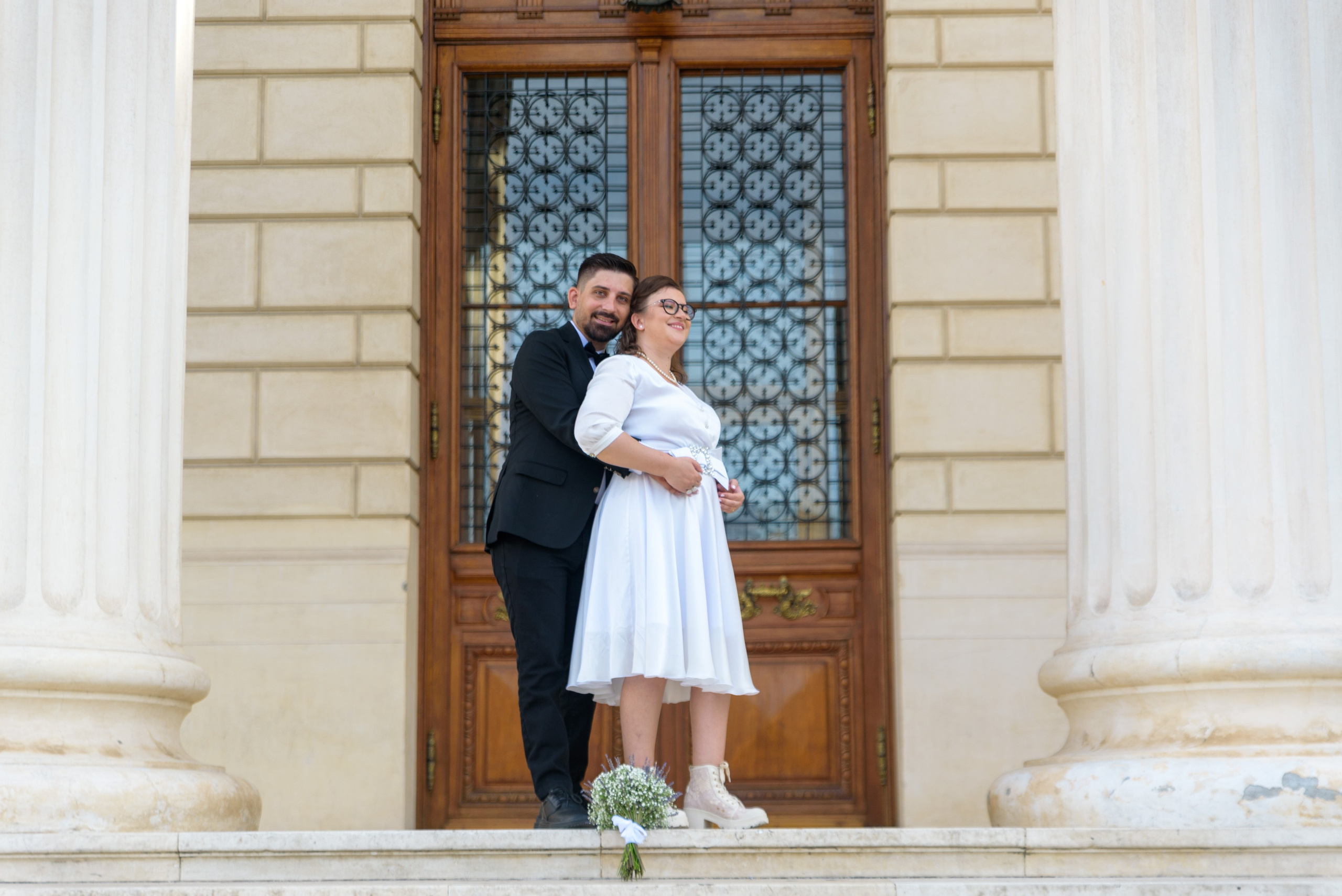 Sedinta foto cuplu Ateneu Bucuresti