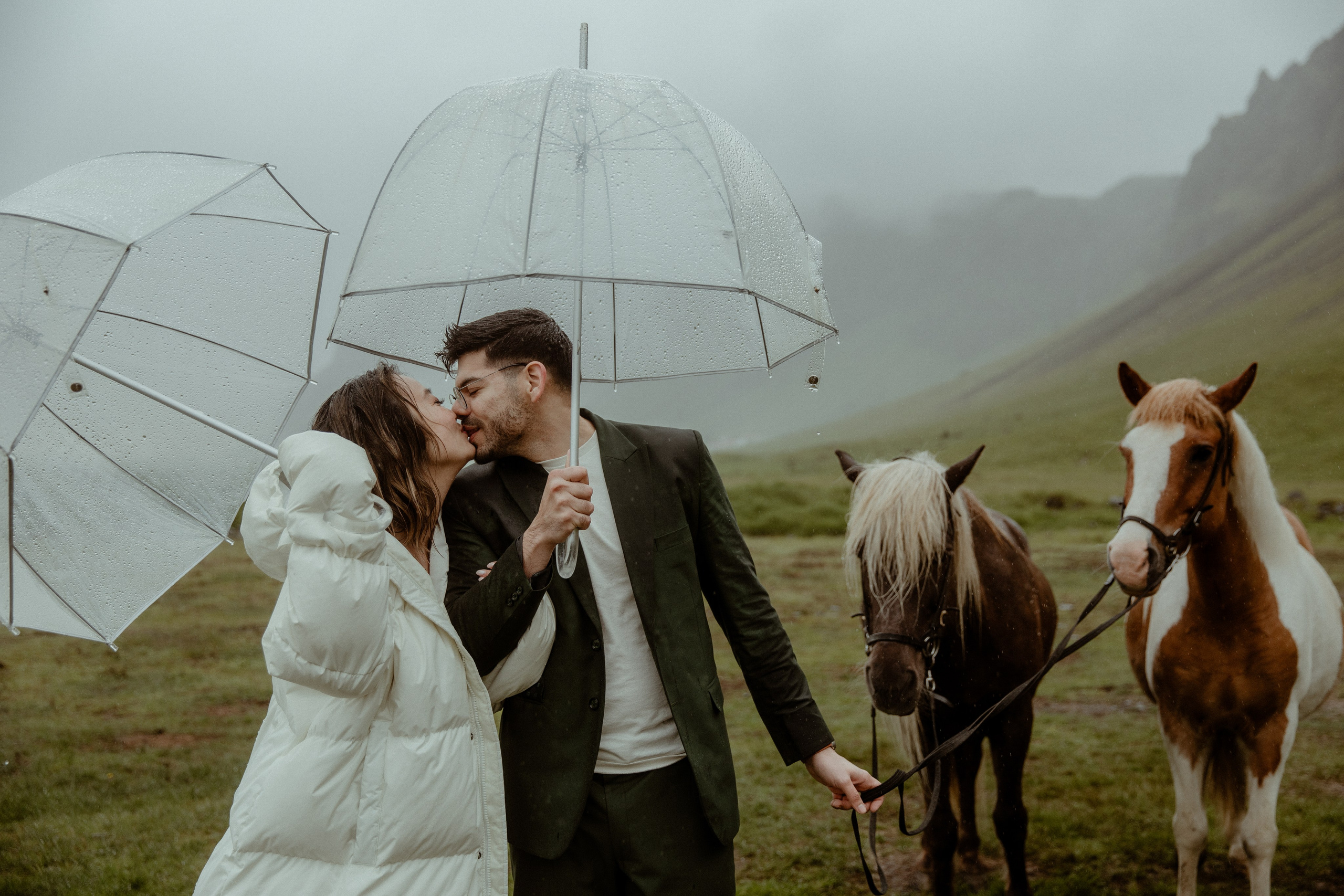 Elopement at Kvernufoss Waterfall. Iceland elopement photographer & videographer