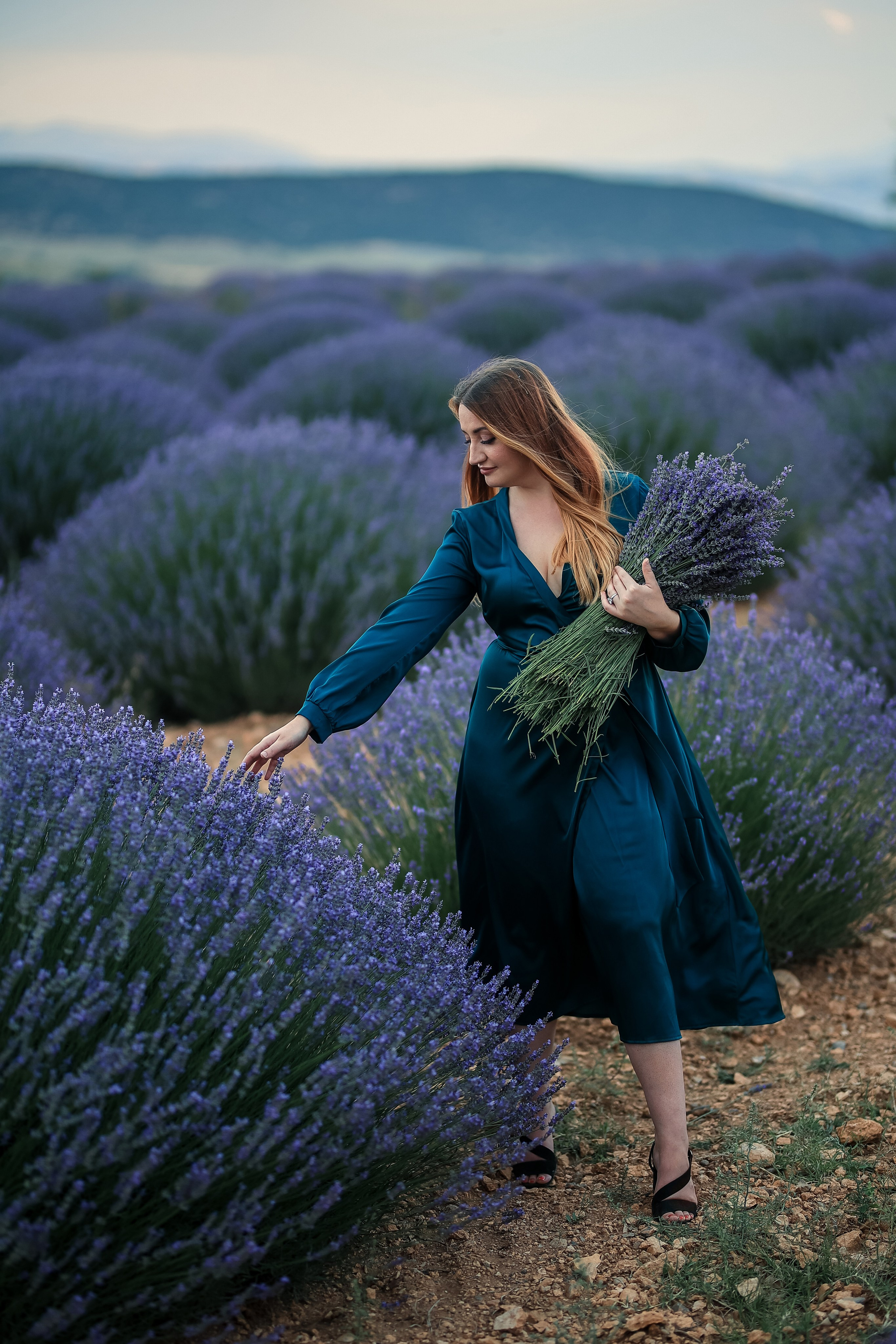 Lavender fields in Turkey. Photographer in Turkey, Antalya, Kemer, Belek, Side, Kas, Fethiye