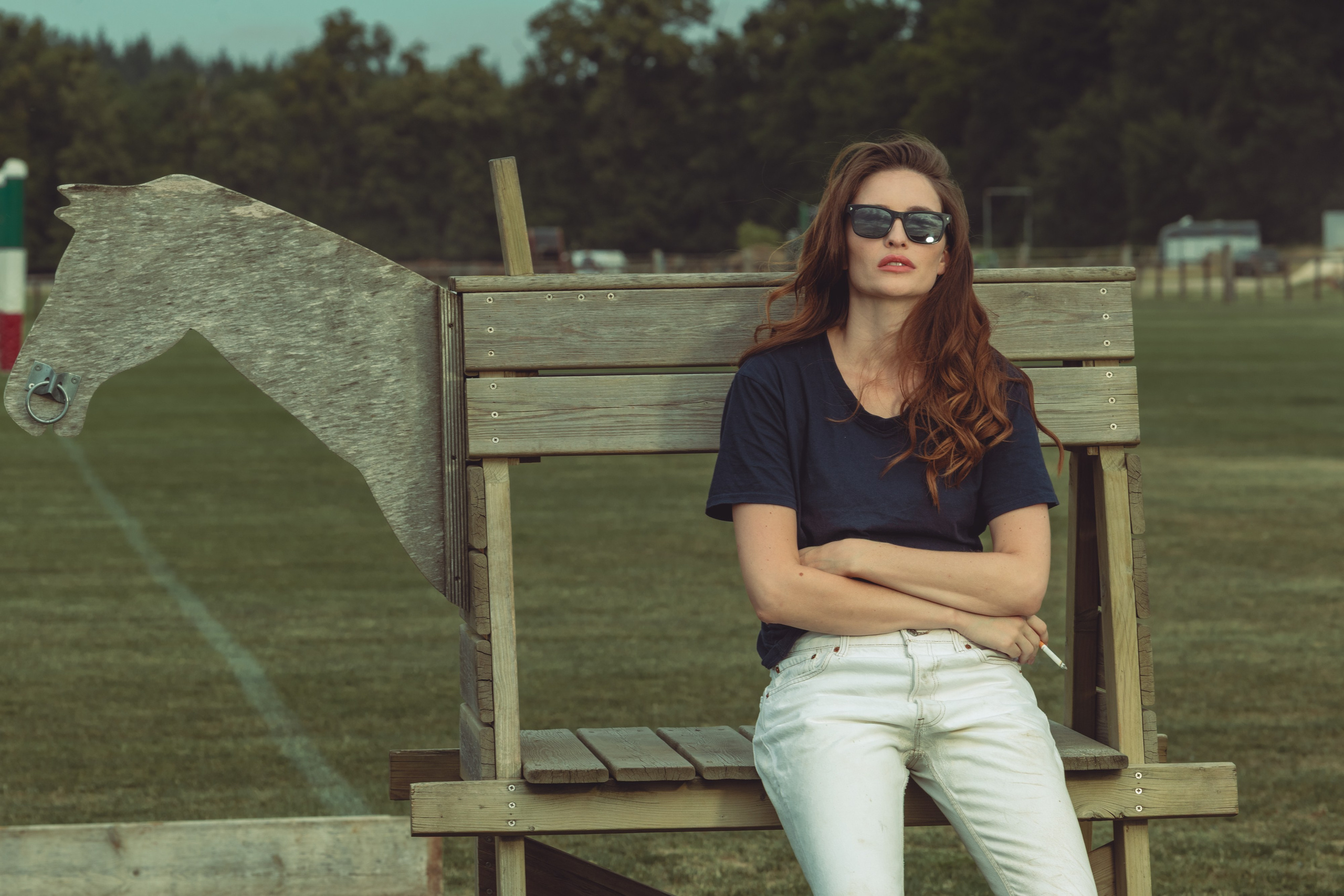 Cowgirl Spirit: An Equestrian Portrait Session in Chantilly