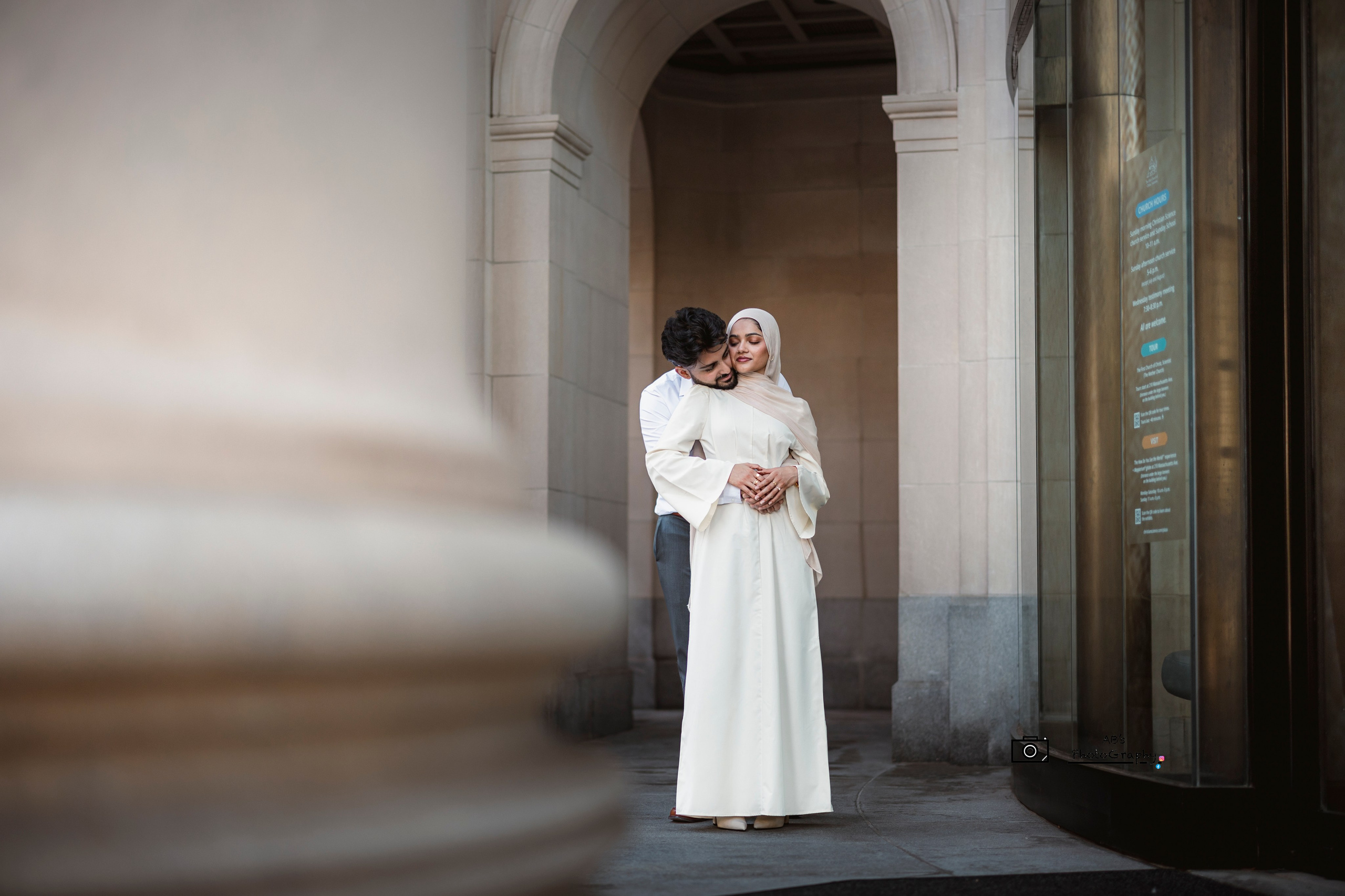 Luxury pre-wedding engagement portraits in Boston, MA