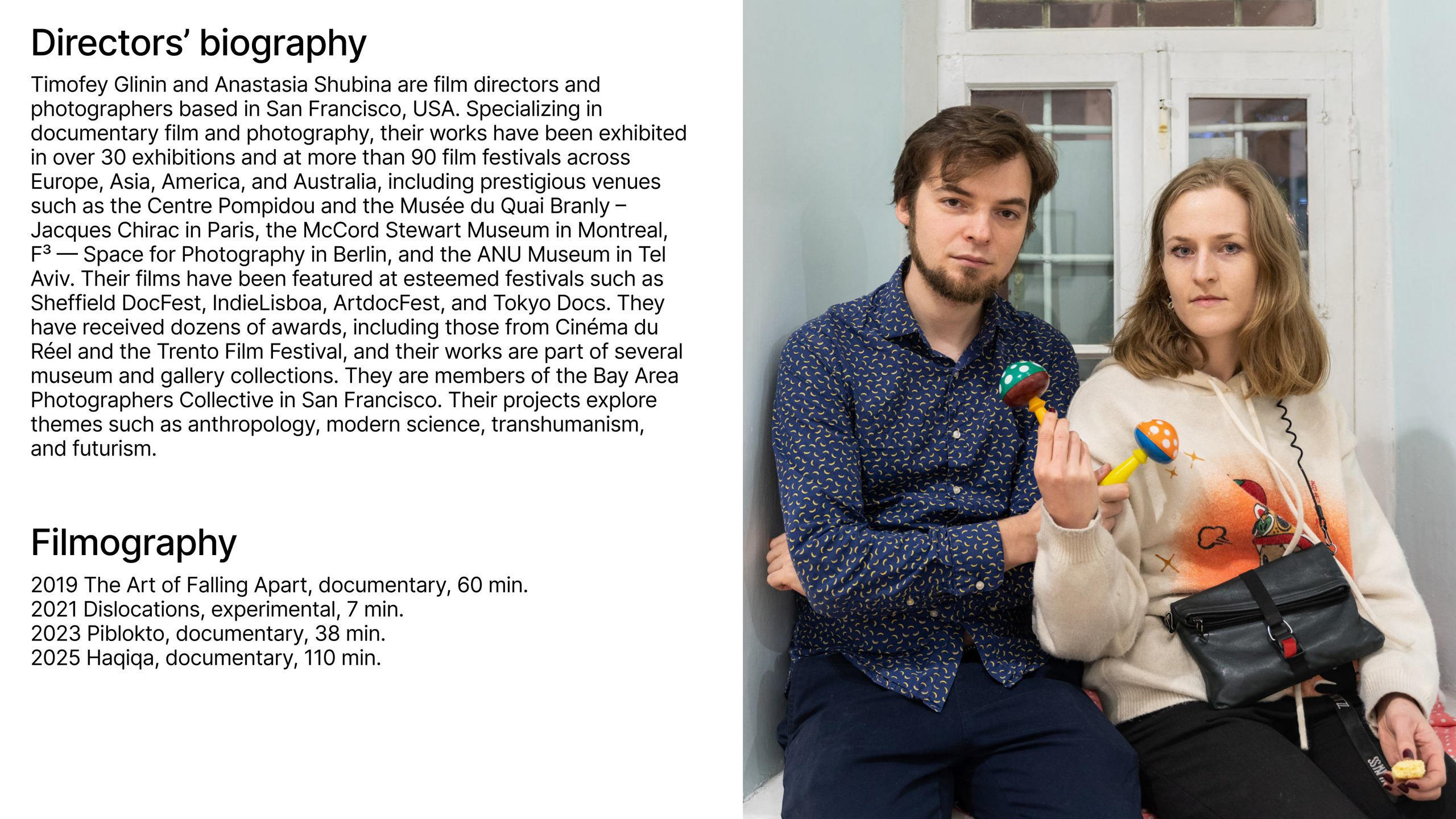 Piblokto. GLISH ART — Timofey Glinin & Anastasia Shubina