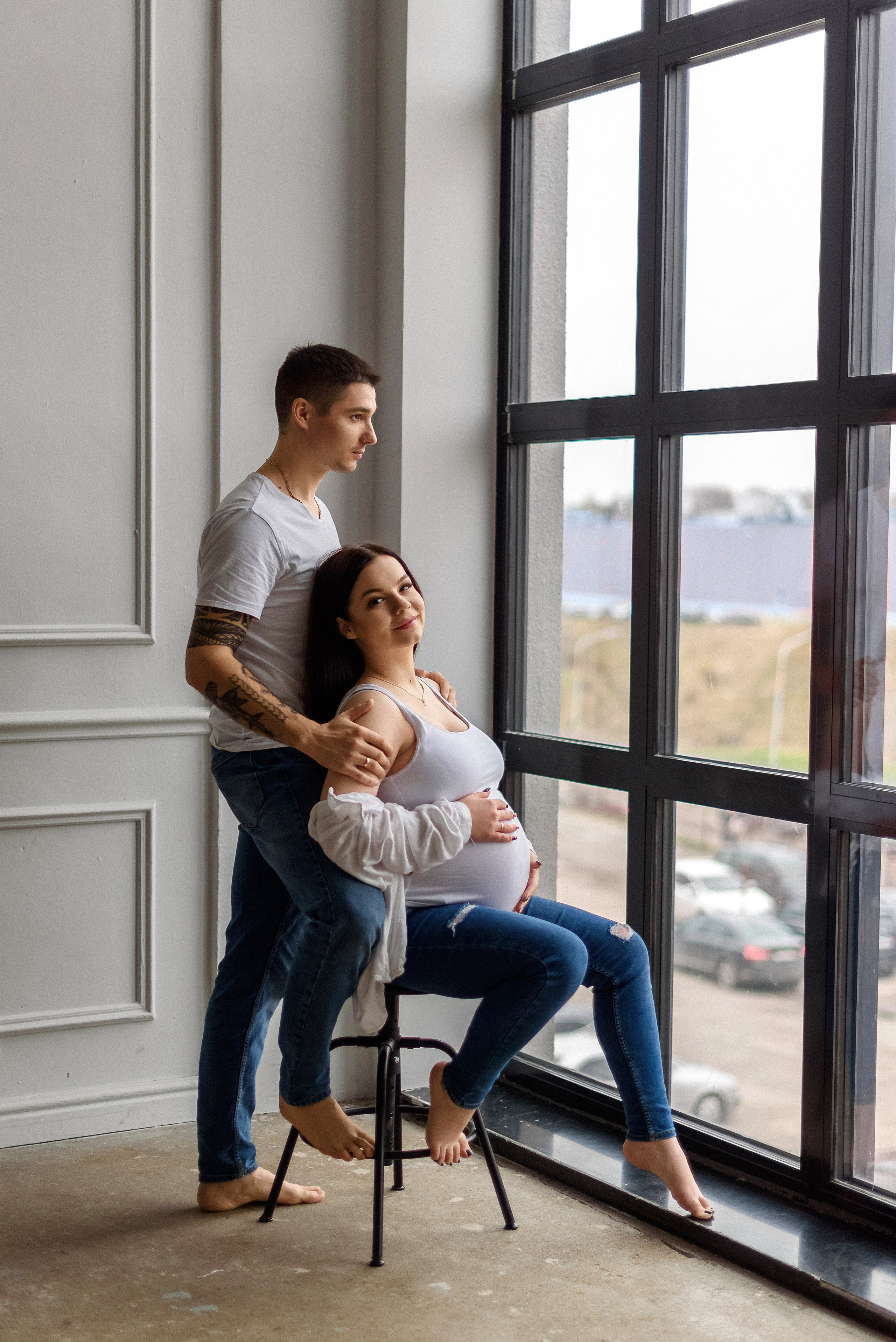 Ожидание. Евгения и Влад. Семейный фотограф и фотограф новорожденных в Вильнюсе Ирина Беленкевич