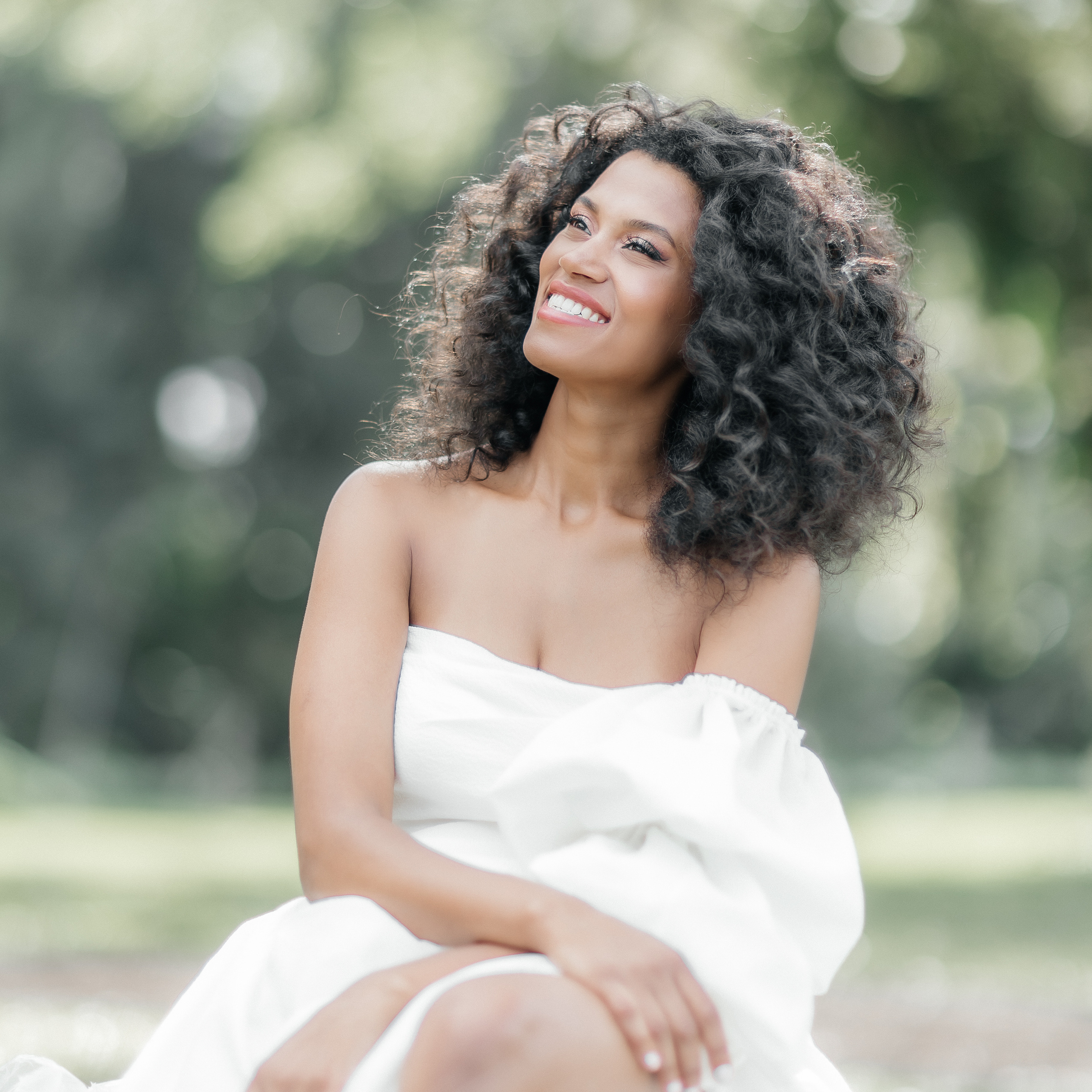 Portraits of the Brides at Spanish Monastery in Miami. Wedding Photo & Video