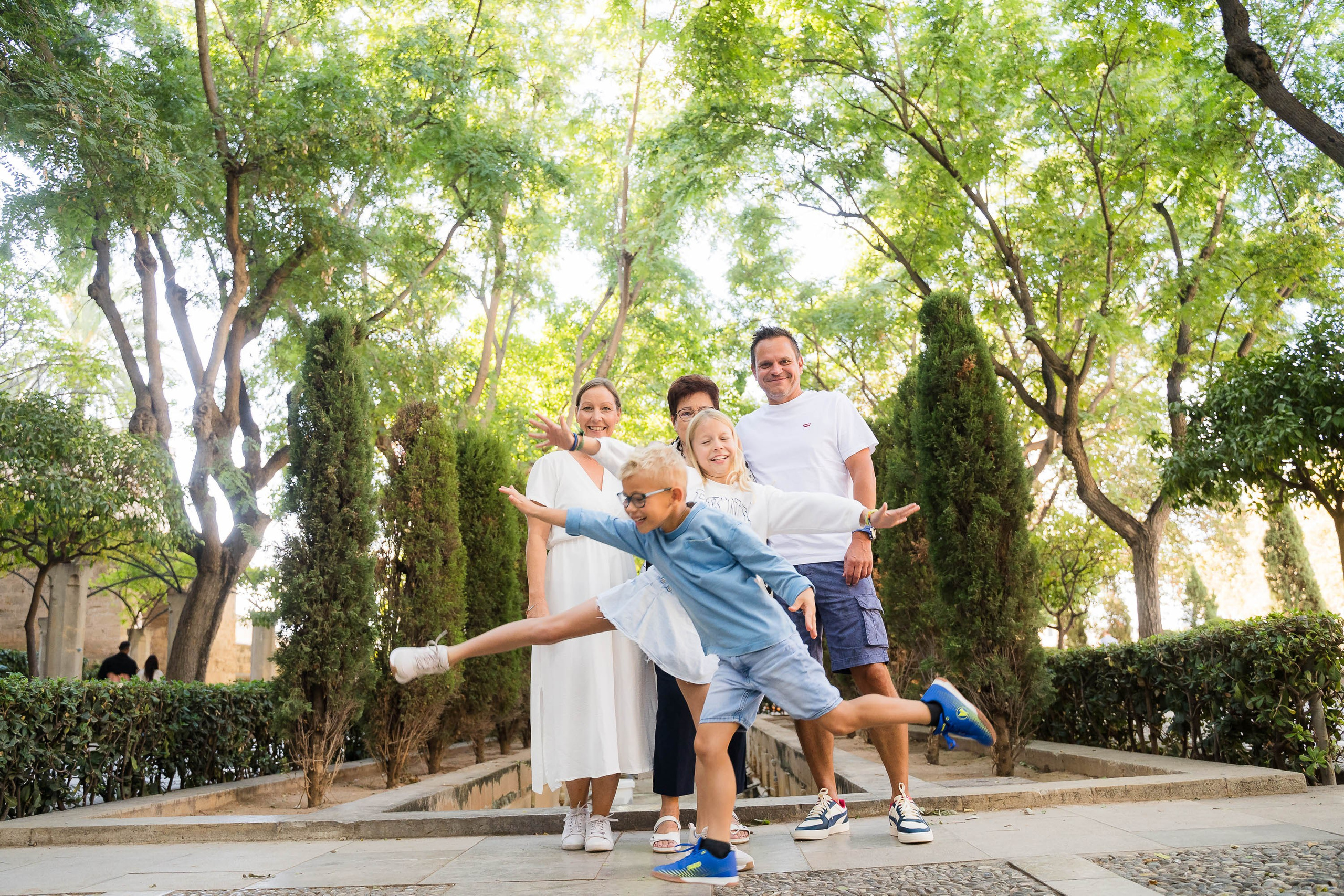 Retrato de familia en Mallorca