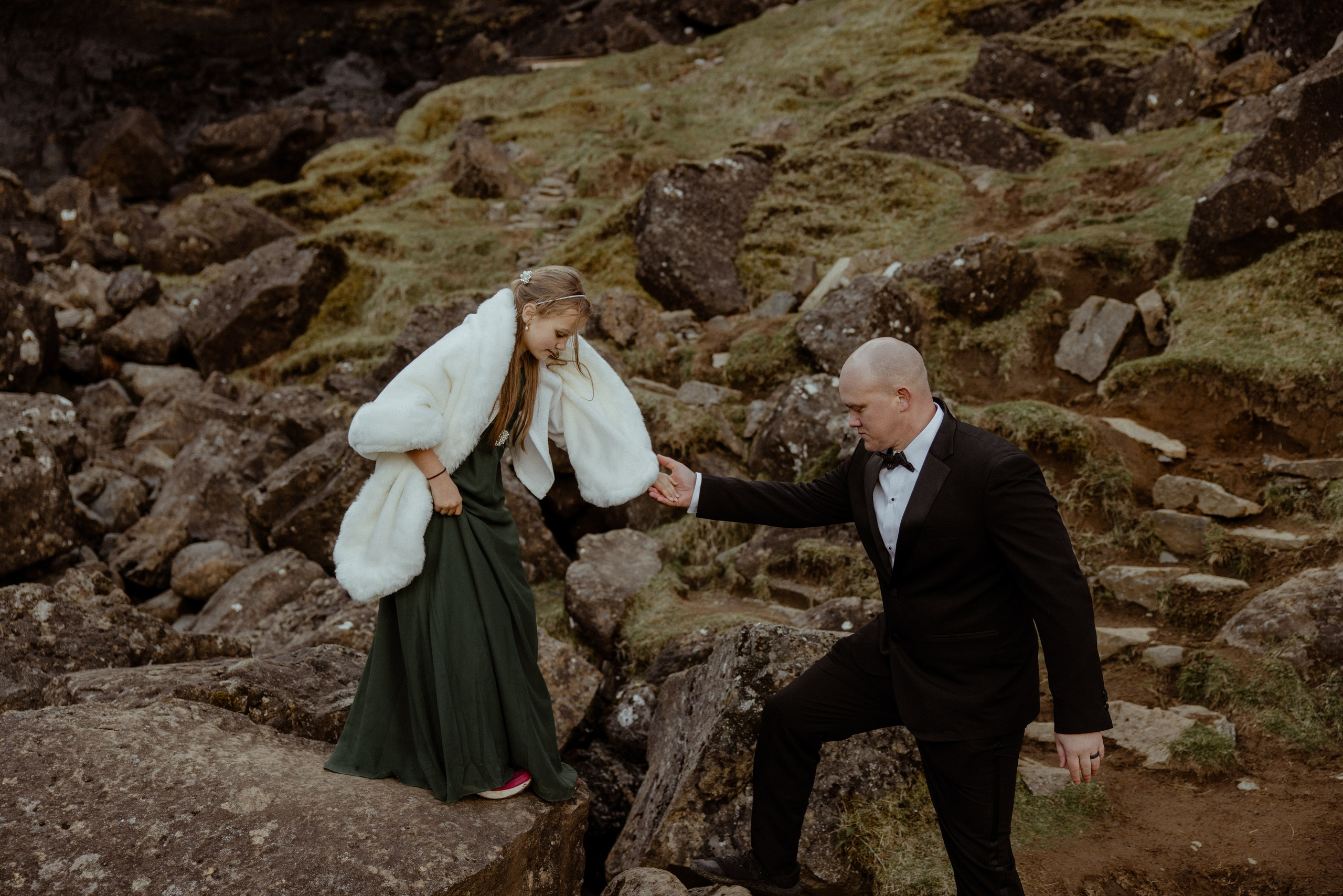 Faroe Islands elopement | Adventure wedding in Faroe Islands. Iceland elopement photographer & videographer
