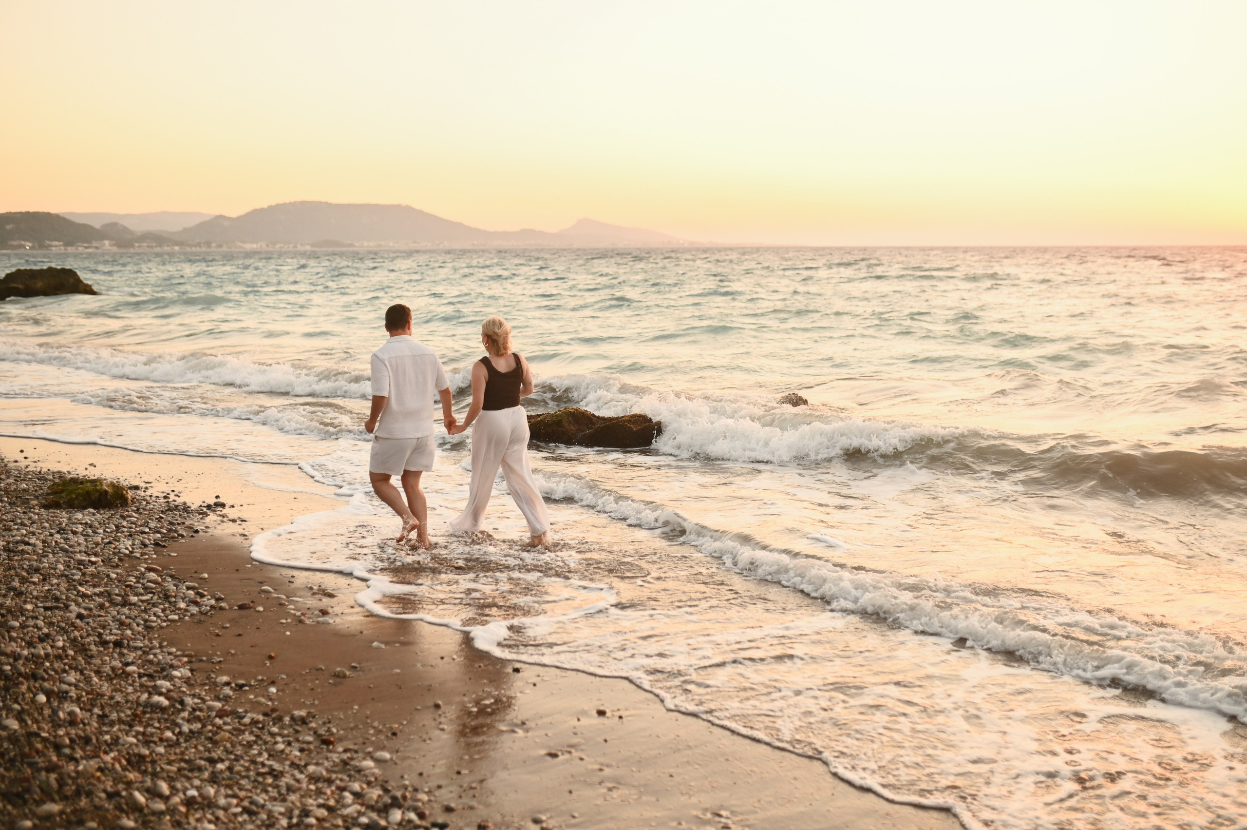 Engagement photoshoot Rhodes. Photographer in Rhodes Island