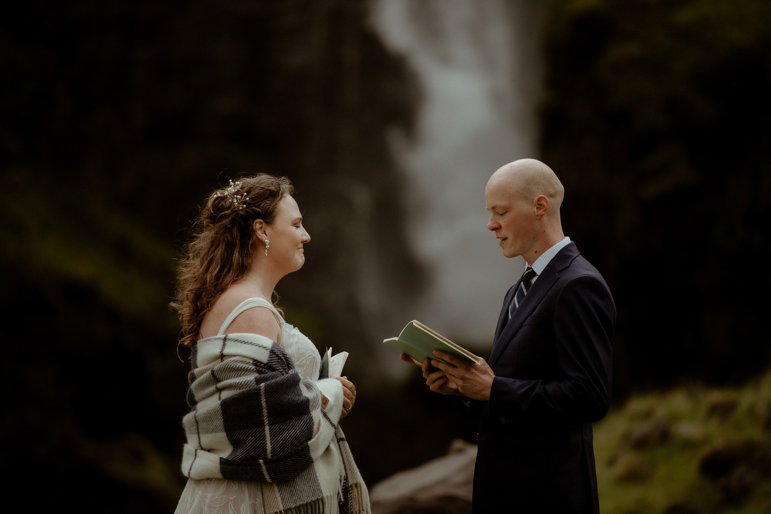 Iceland Elopement at Black Sand Beach. Iceland elopement photographer & videographer