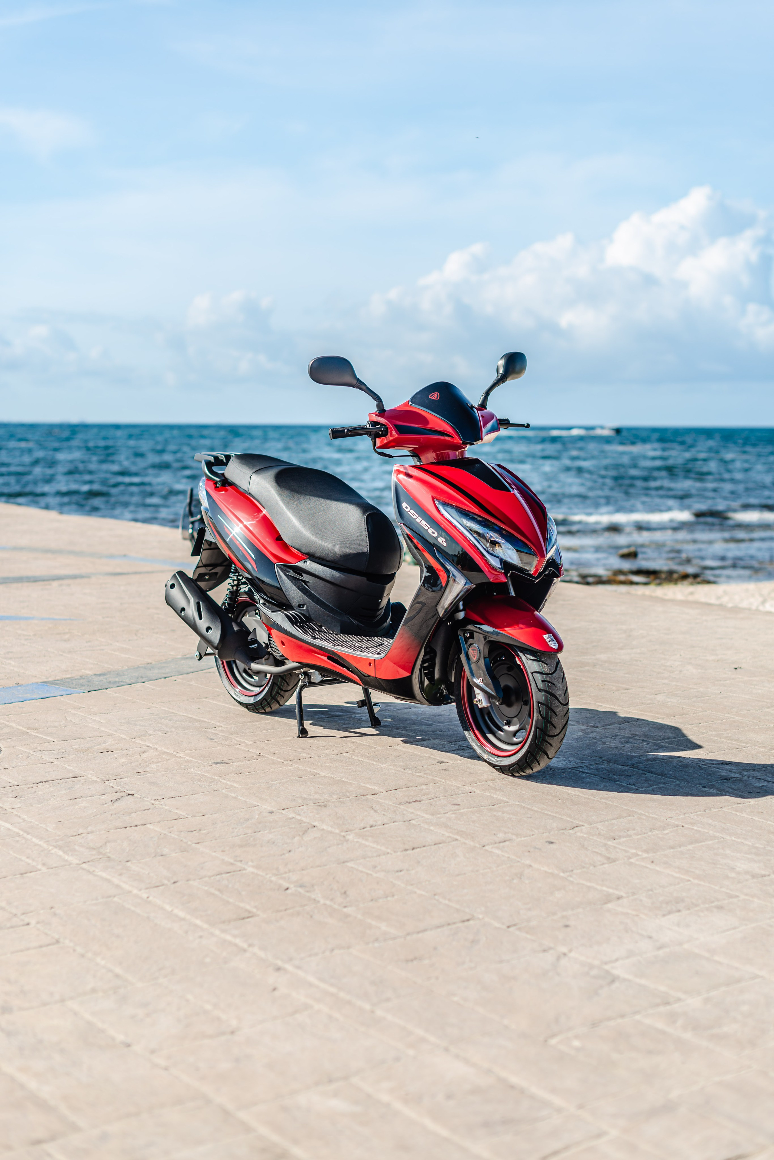 Scooter Photography for Rental Website in Mexico. PHOTOGRAPHER QUINTANA ROO