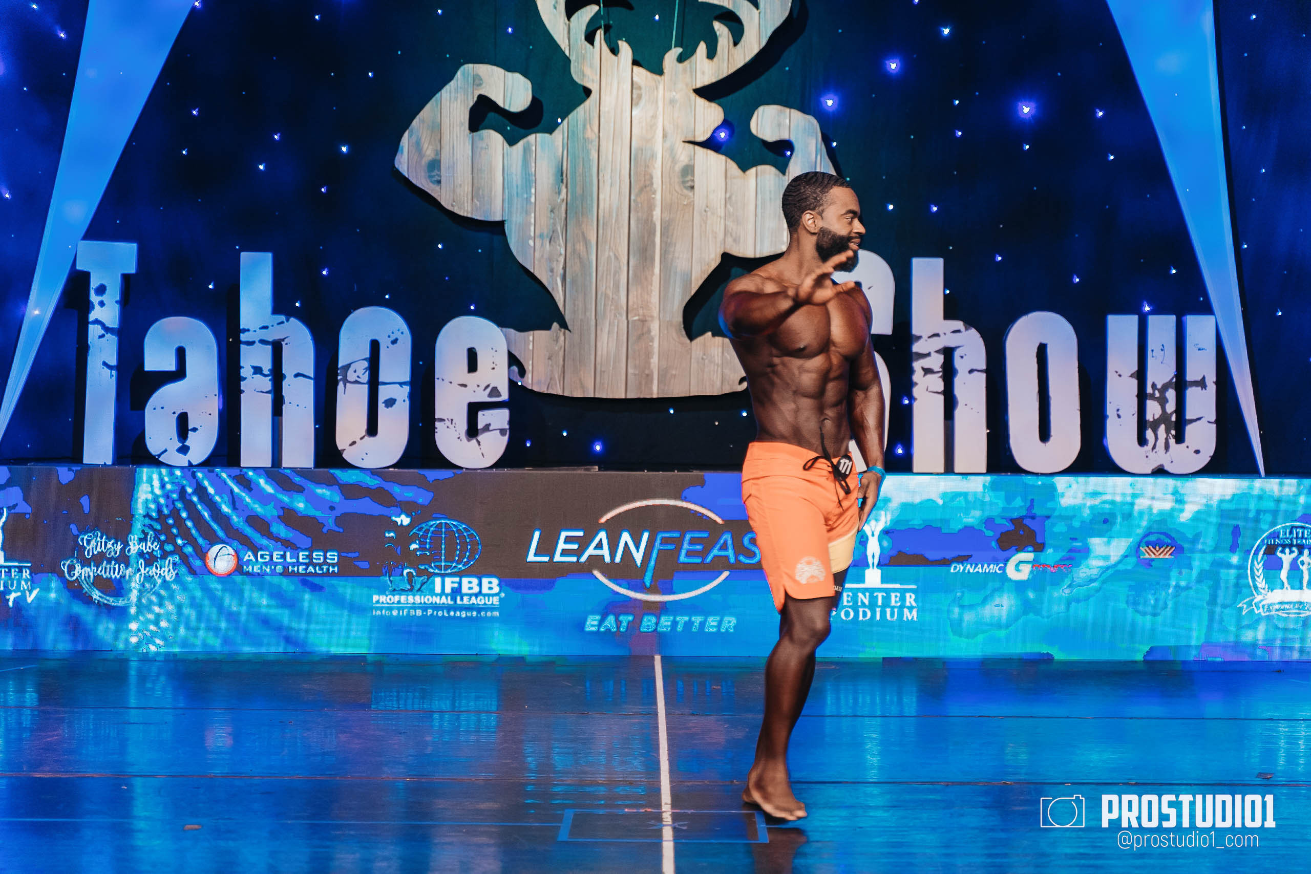 NPC Tahoe Show 2022 Men’s. Photo & Video Production Studio #1