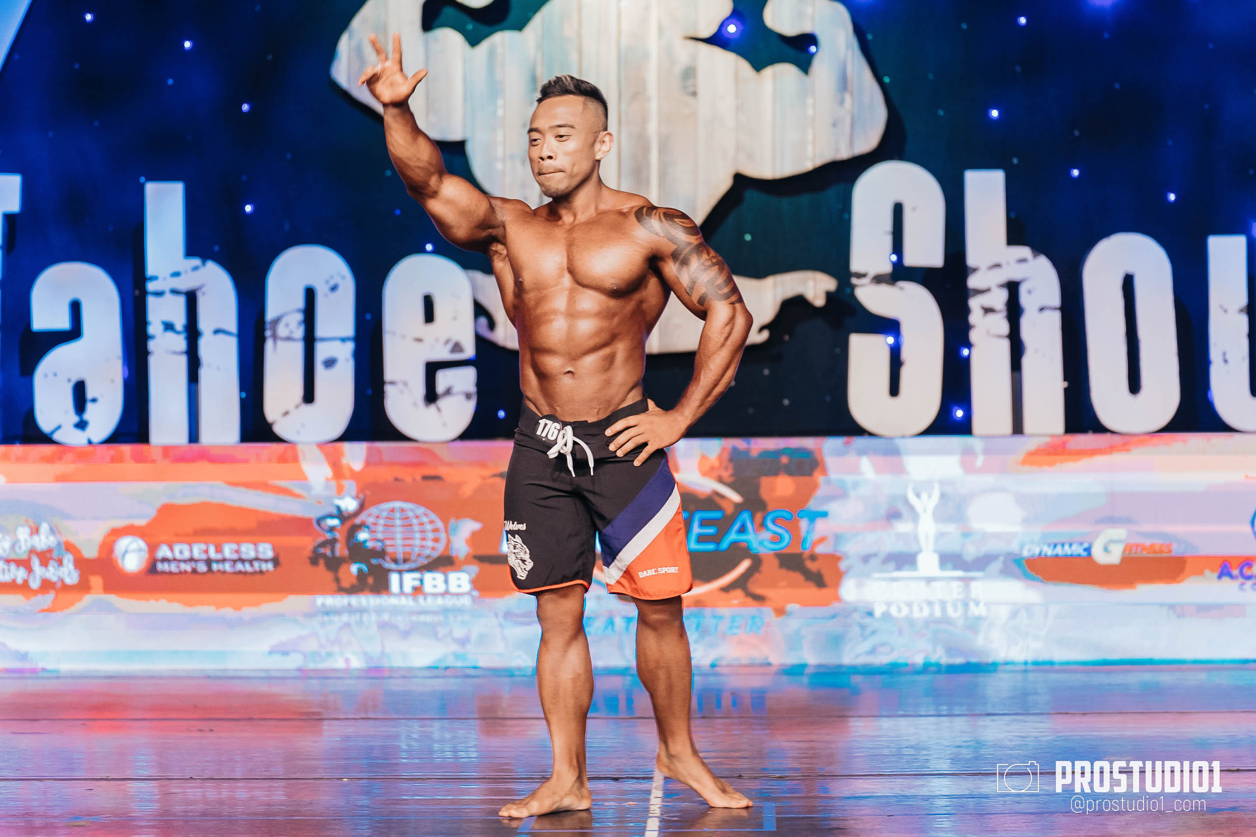 NPC Tahoe Show 2022 Men’s. Photo & Video Production Studio #1